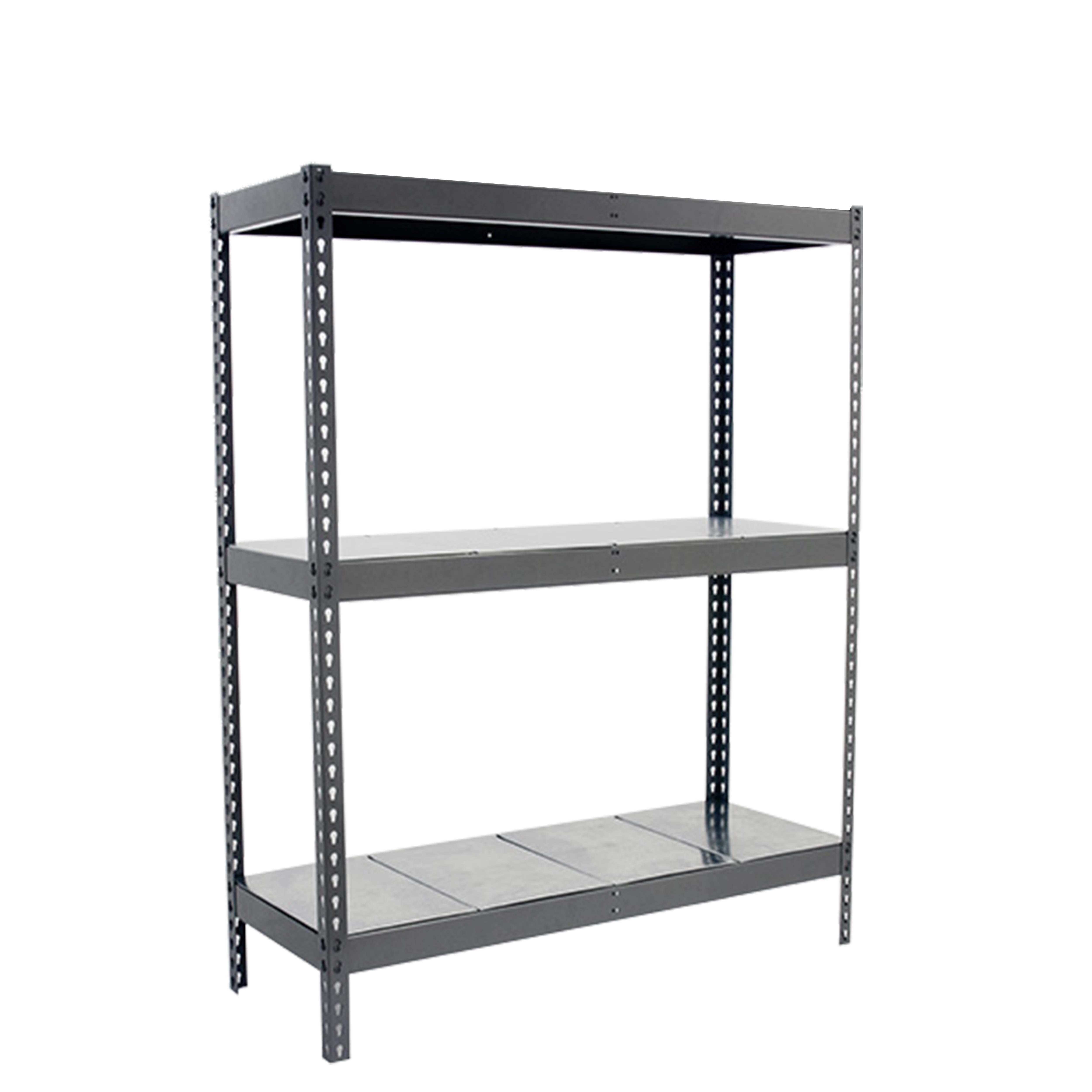 Larguero Para Estantería Metálica SimonRack - 400x57x32 Mm, Color Gris, Acero Pintado, Fabricado En España