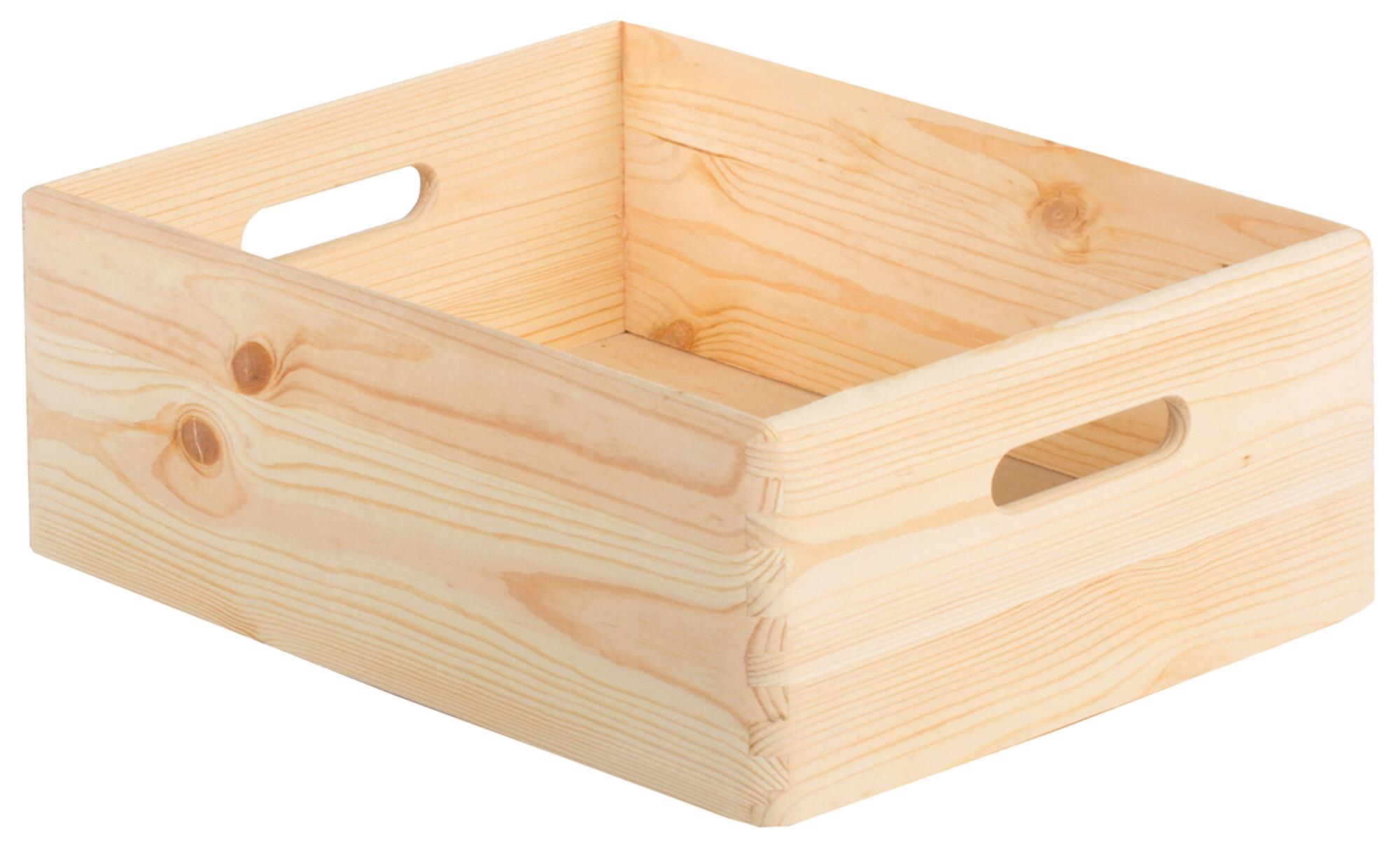 Caja de madera de pino 14x30x40cm