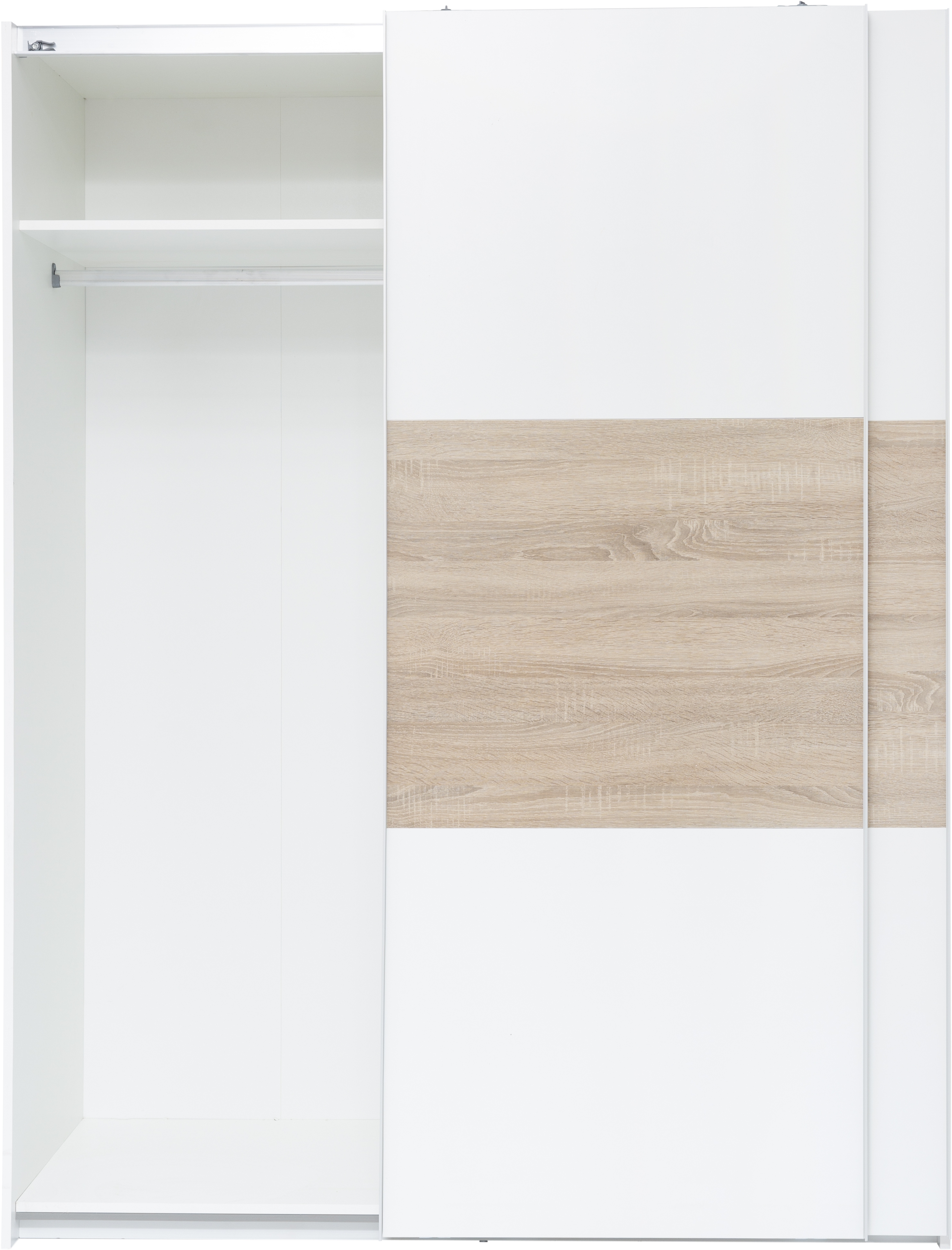 Armario puerta corredera One 150x200x60cm con 2 puertas color roble - 17