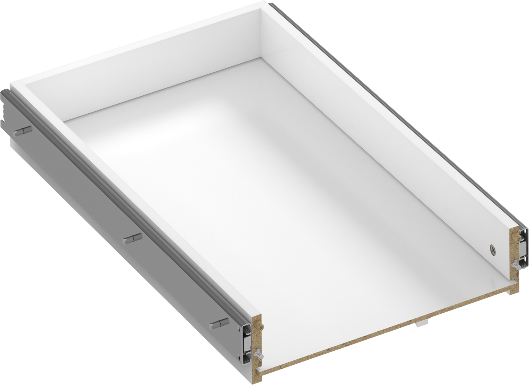Kit cajón exterior para módulo de armario spaceo home 40x10x60cm