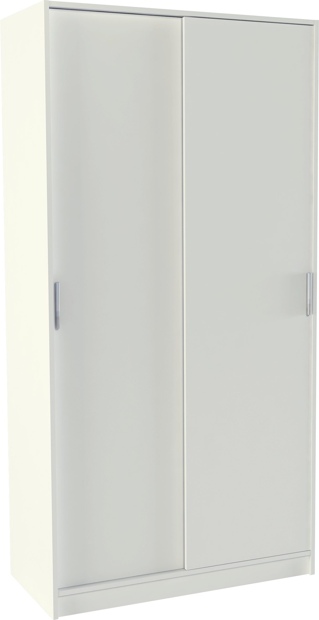 Roupeiro em kit 2 PORTAS DE CORRER 100X50X200CM BRANCO - 9