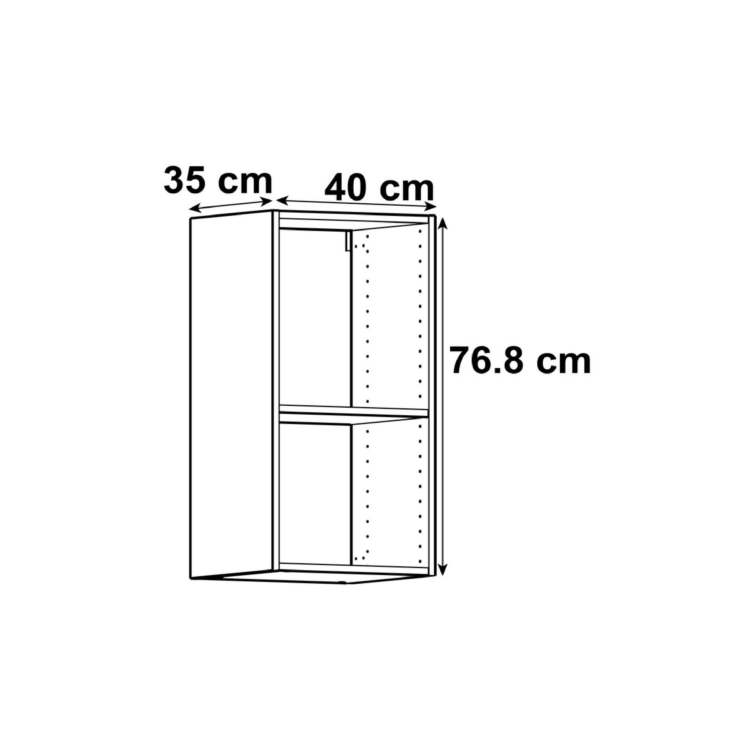Módulo superior Delinia 40X35X77CM cinza - 2
