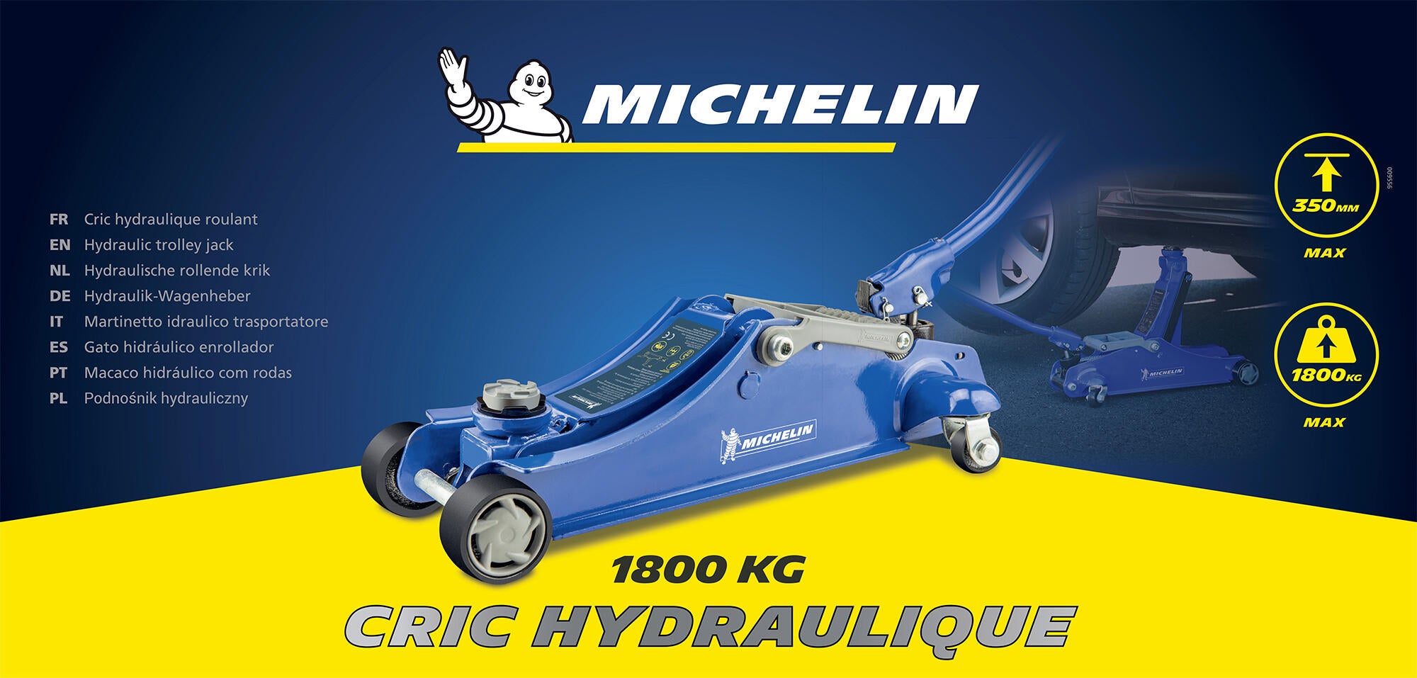 Gato carretilla MICHELIN hidráulico Leroy Merlin