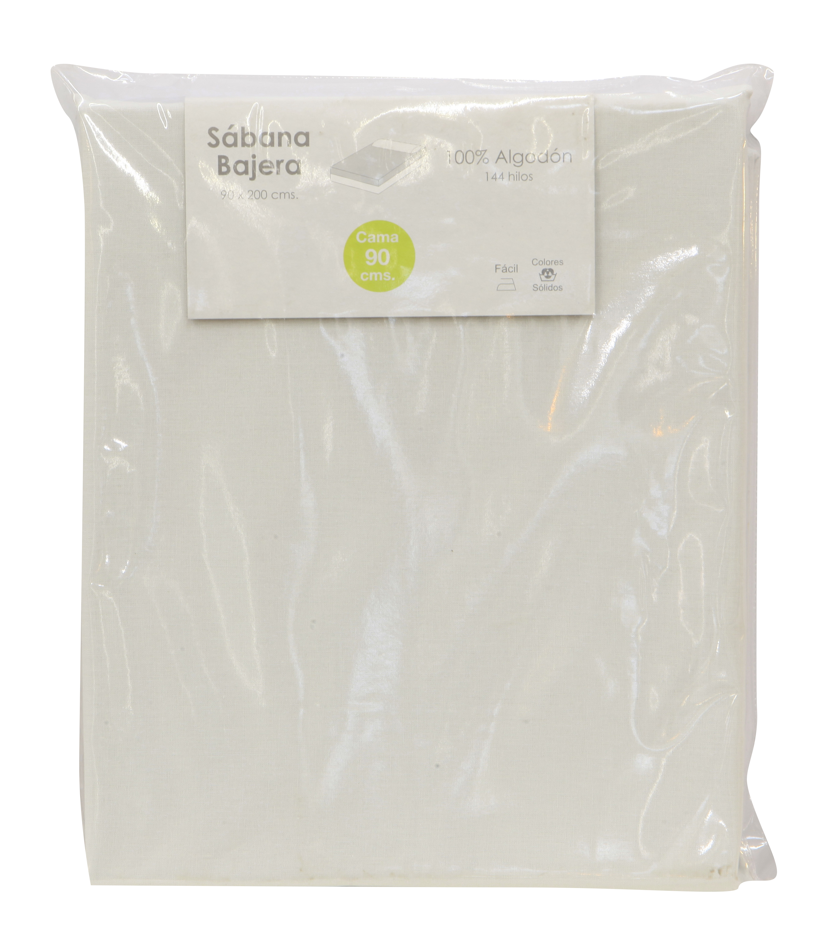 Sábana encimera Vainica algodón percal 200 hilos blanco 160x270 para cama de 90 cm - 6