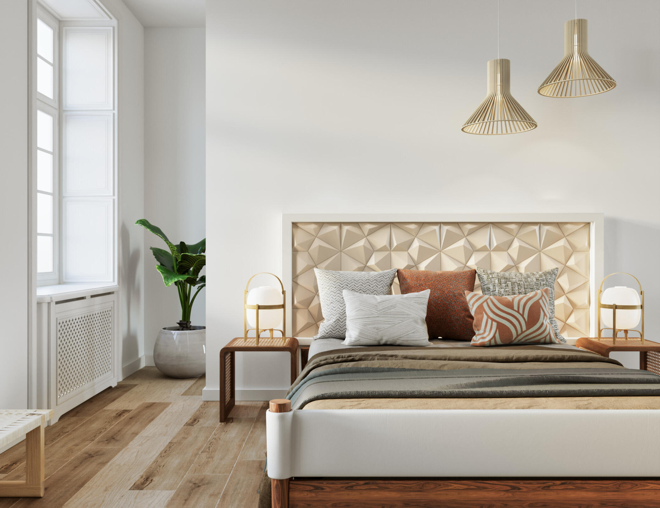 Cabecero de cama niza con led lacado rosa maquillaje 182x88x6.5cm