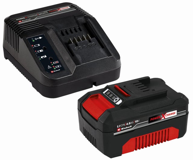 Bateria e carregador 18 V 4,0 Ah Einhell Power X-Change Starter Kit A1