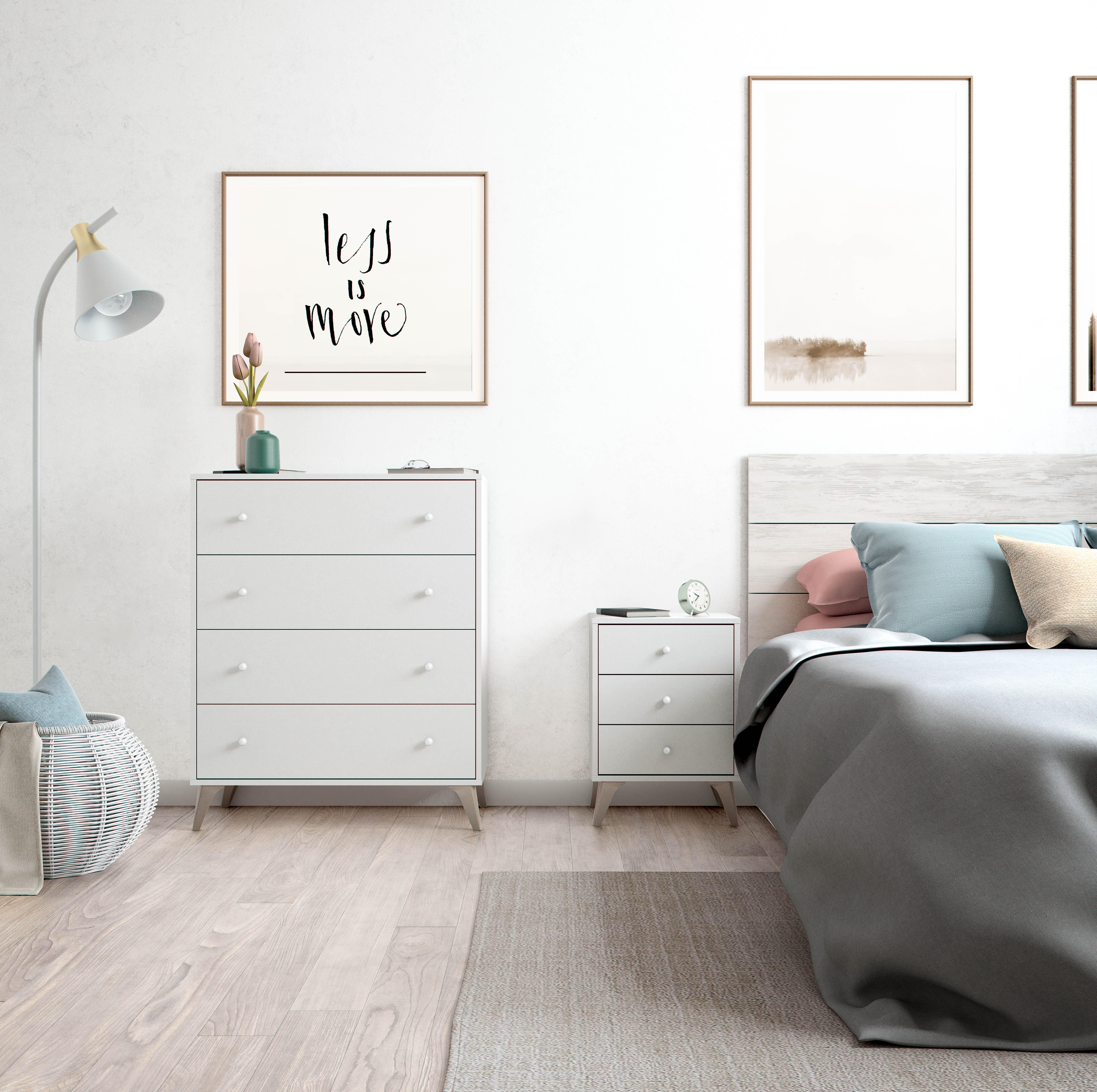 Mesilla KIT Sweet blanco artik y blanco velho 40x33,5x56 - 2