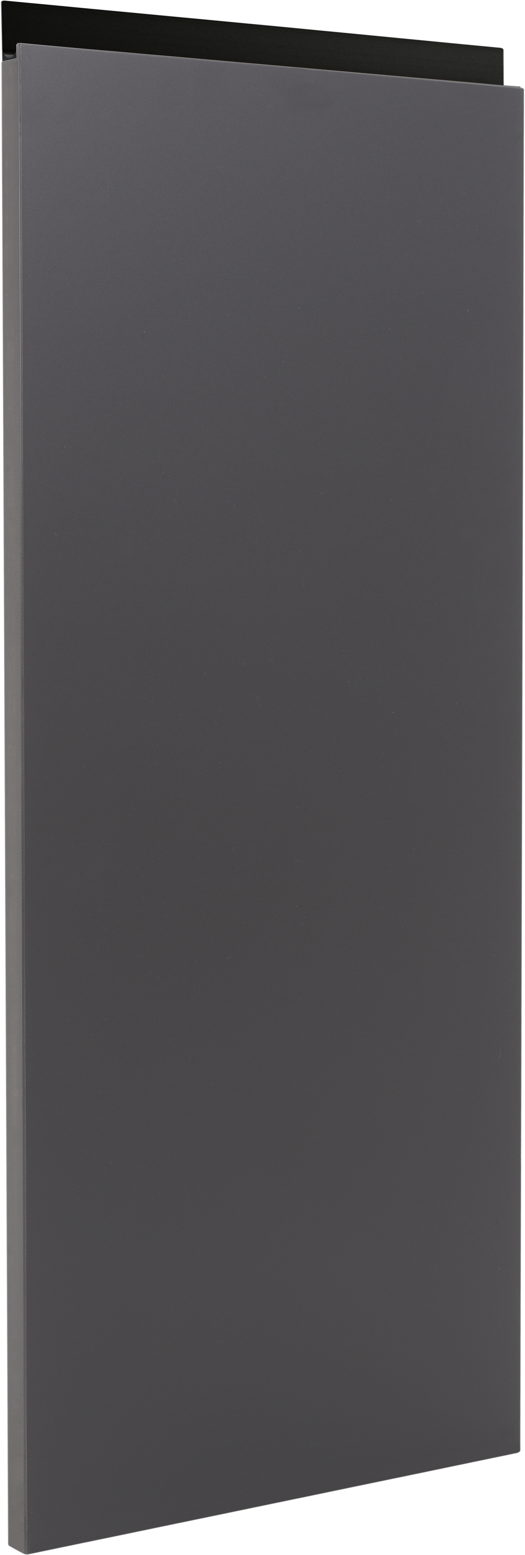 Lote de 2 puertas mueble de cocina milos antracita mate h 76.8x l 29.7 cm