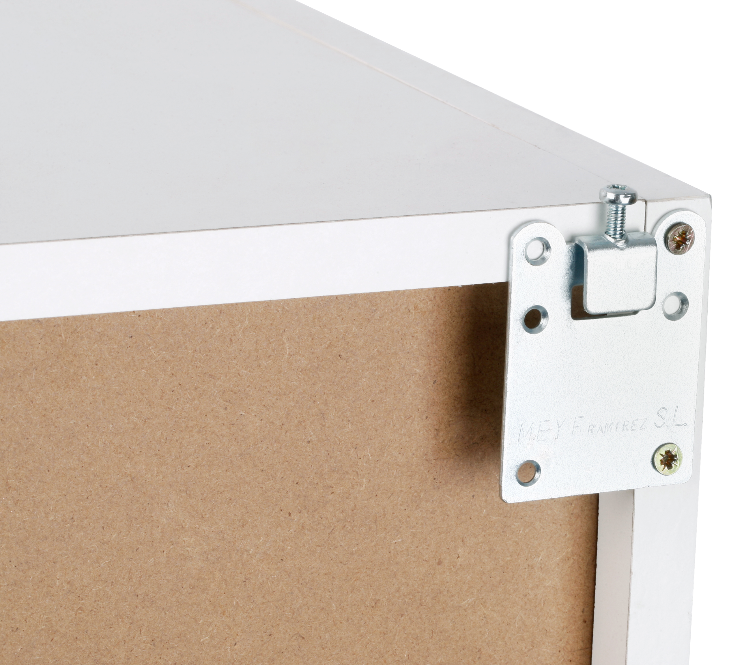 Mueble alto de cocina Basic blanco mate 2 puertas Alt 70 x An 80 cm - 6