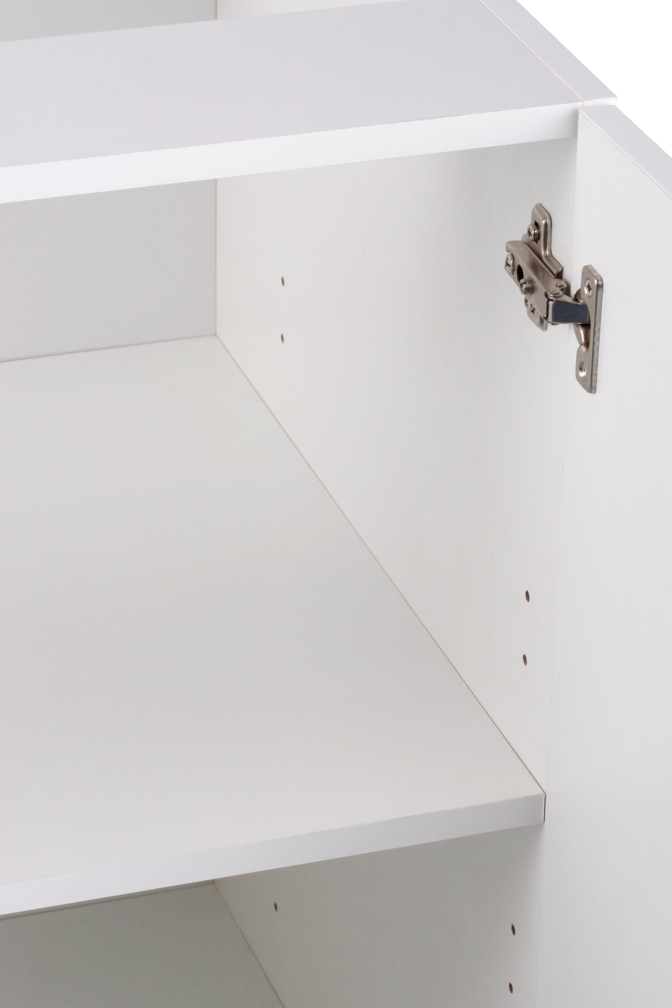 Móvel inferior de cozinha 2 portas Basic 80x56x70 cm branco mate - 6