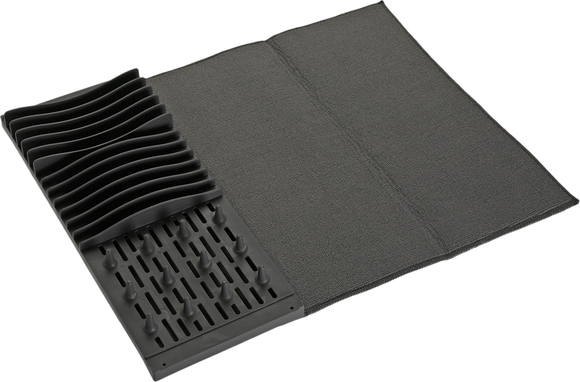 Tapete con escurreplatos microfibra versa