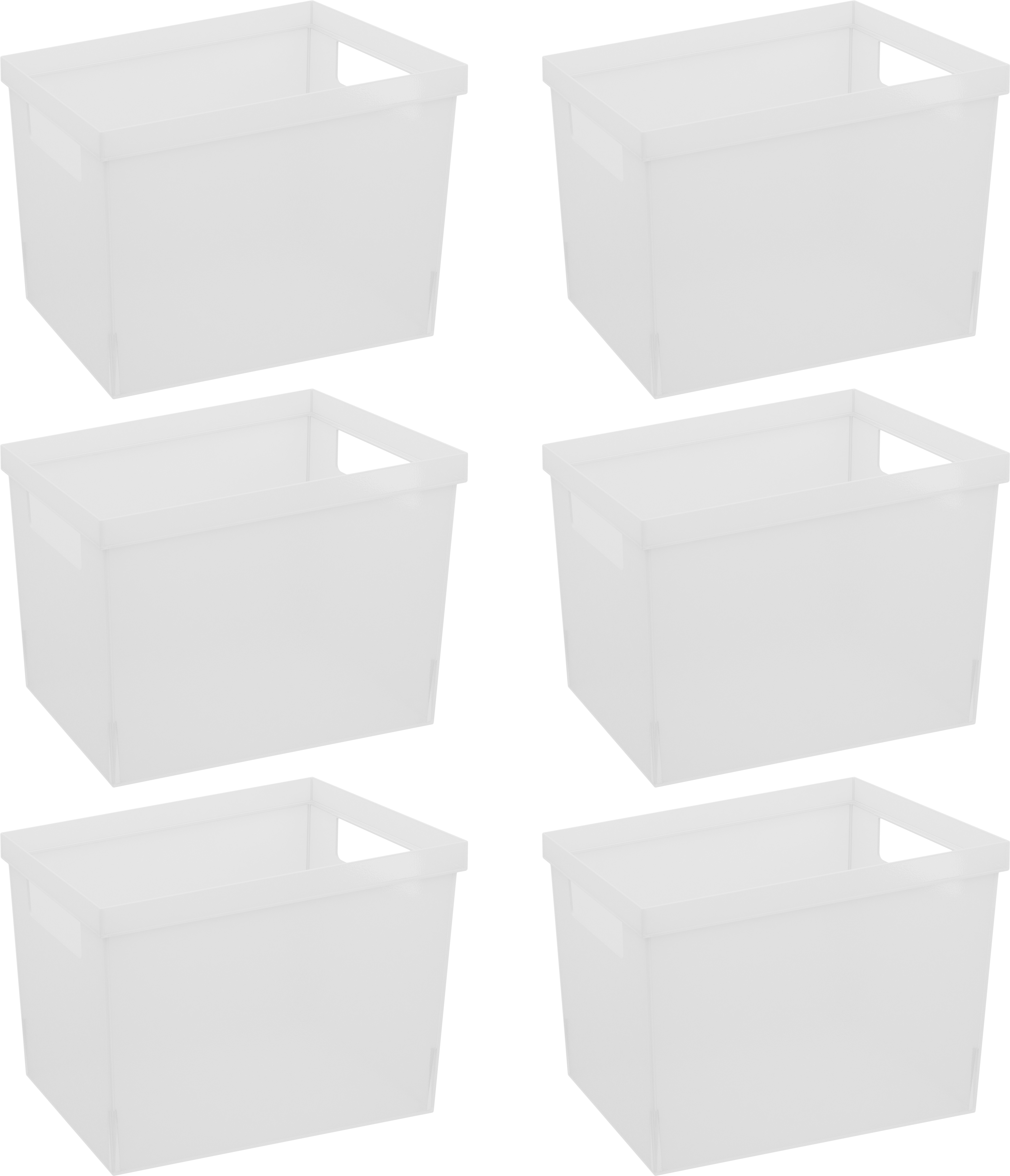 Set 6 porta utensilios para estante cocina delinia id blanco 15x14,7x20 cm