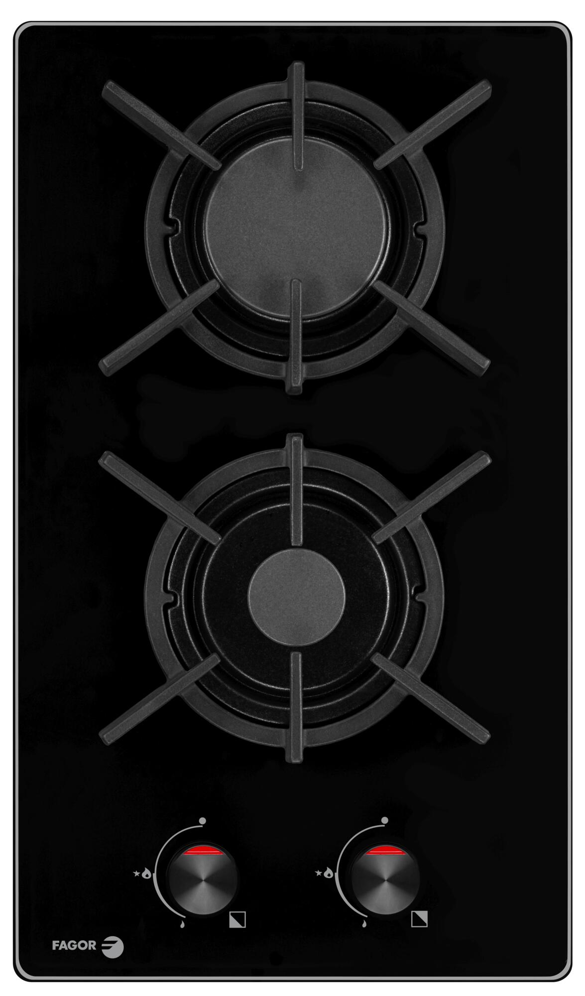 Placa de gas fagor 3mcf2gsta 2 zonas de cocción