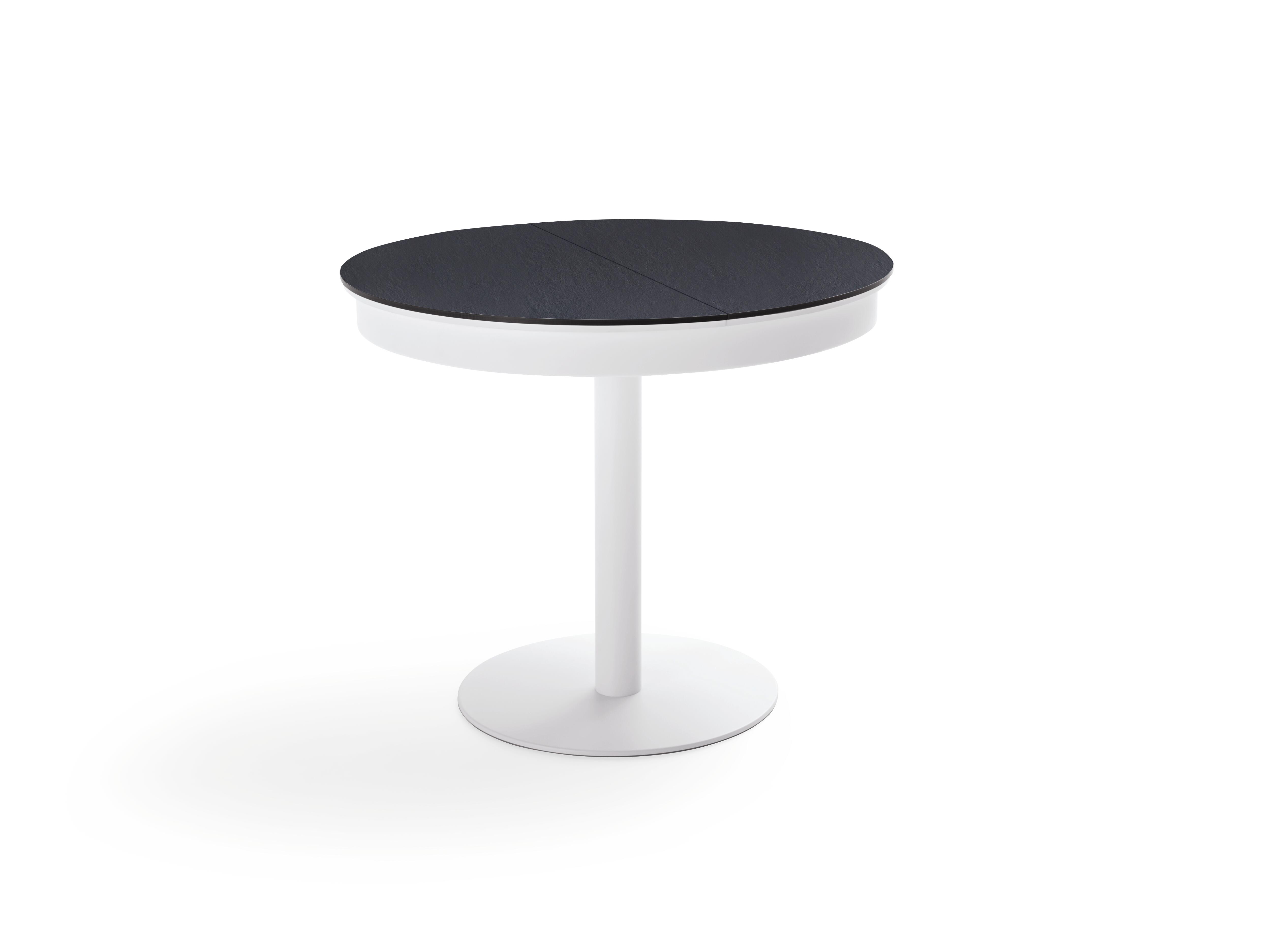 Mesa point red.90 fenix negro full - blanco