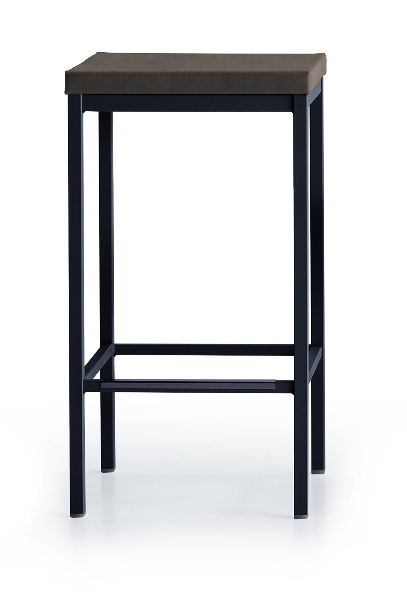 Tab. freddy medium polipiel grain sepia-negro