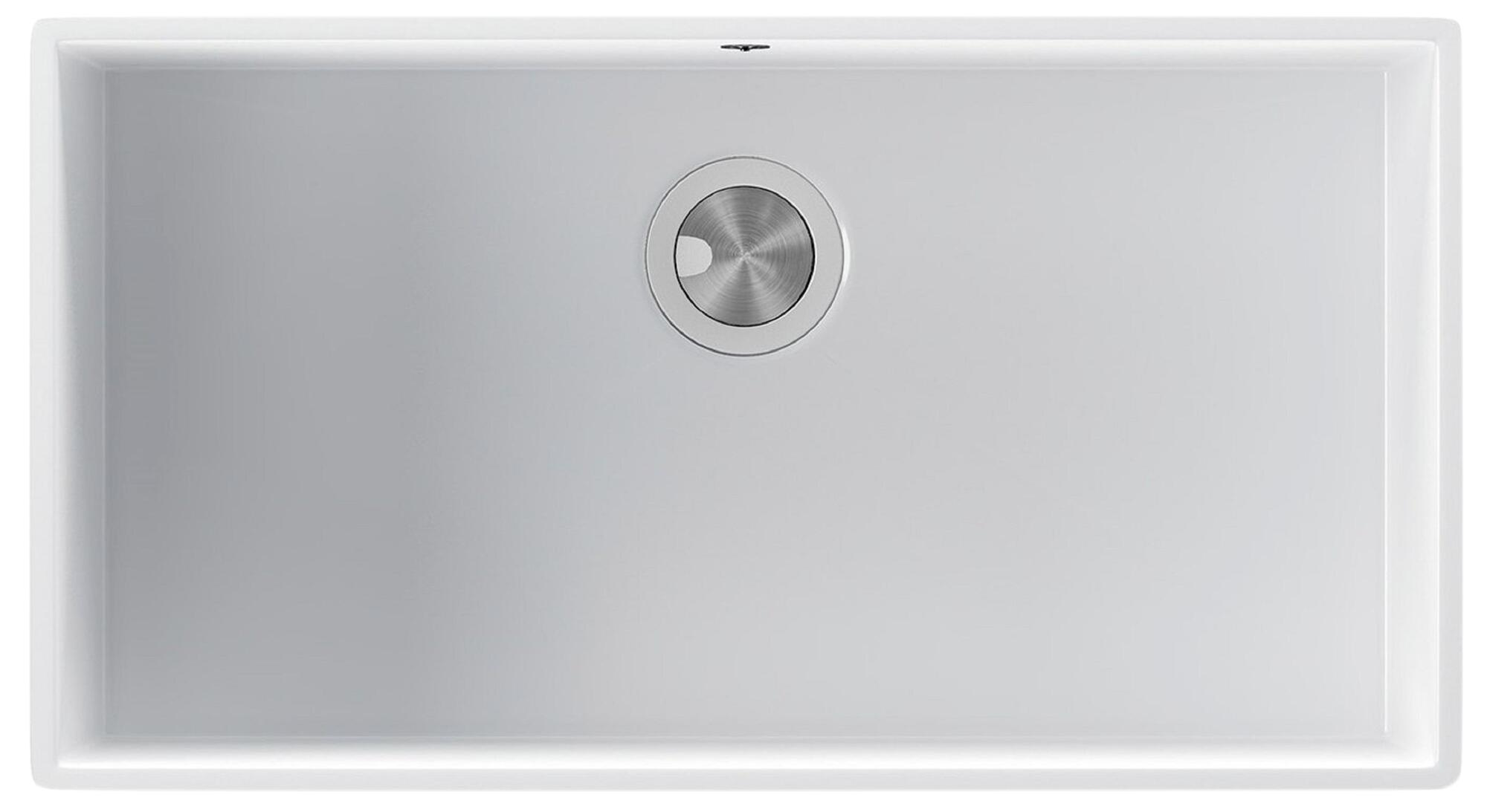 Fregadero de cuarzo interbany terral 74 x 43 cm