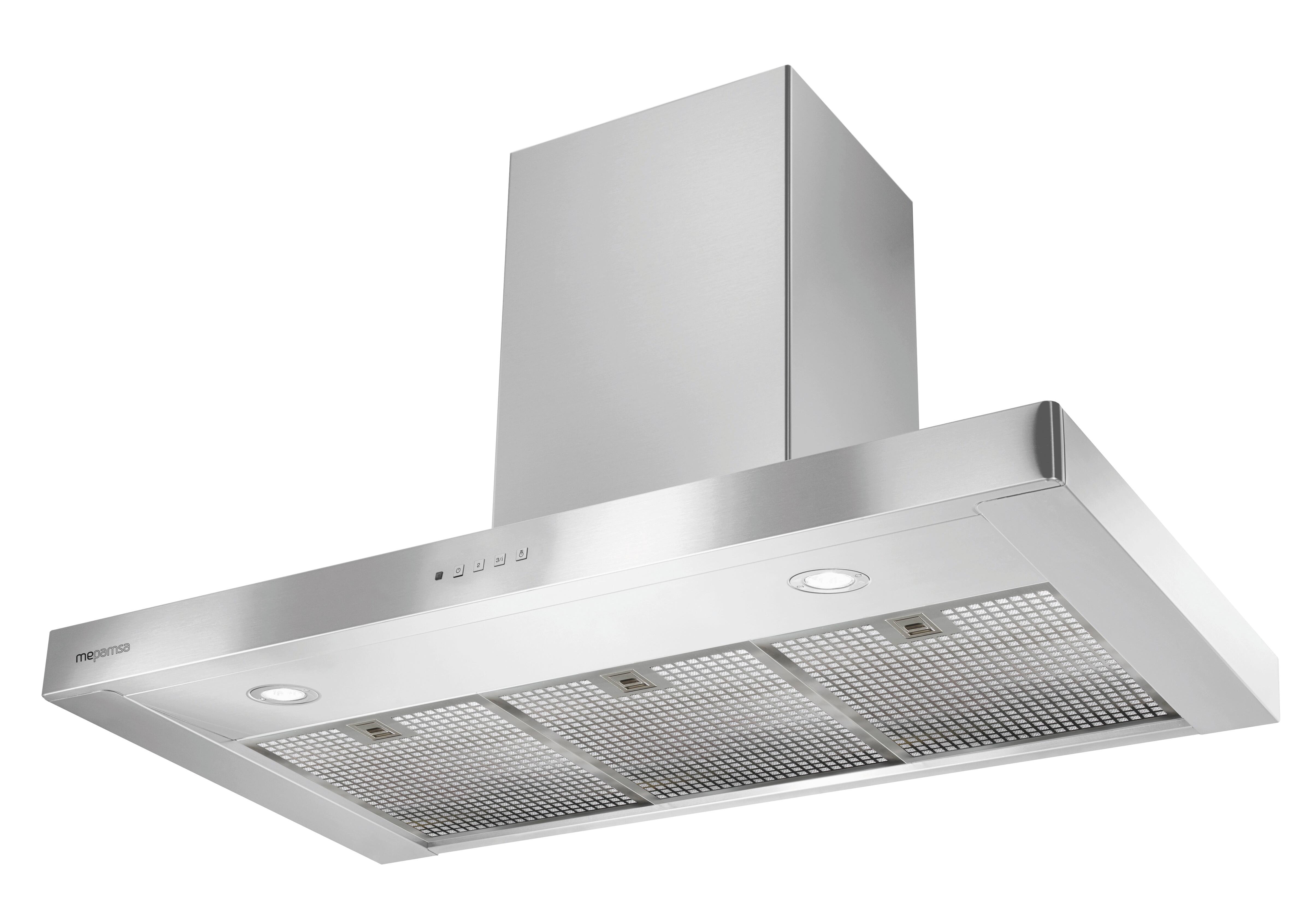 Campana de pared mepamsa stilo green power70 700 70 cm m³/h plata