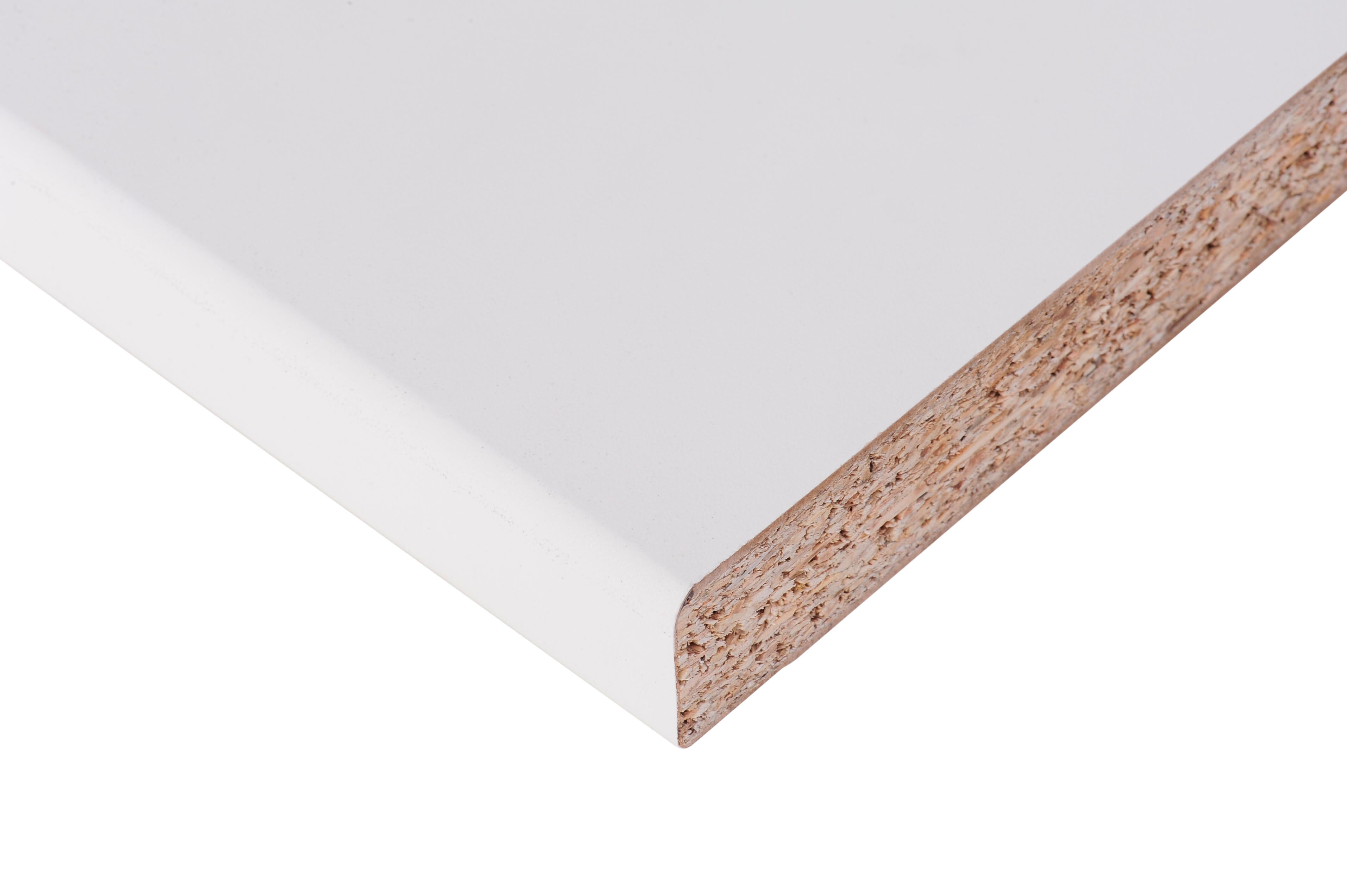 Tampo de bancada laminado BRANCO MATE 180X63X2.8 CM - 6