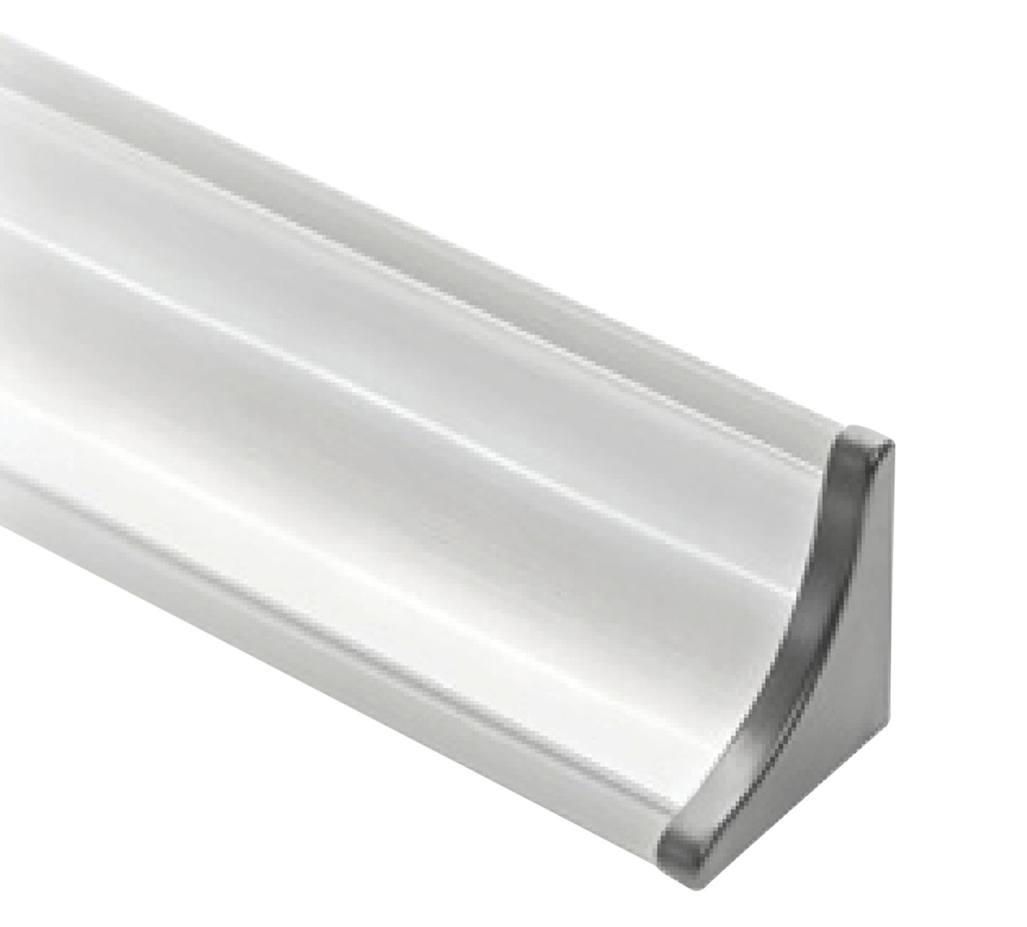 Tapa de copete delinia cóncavo para cocina color plata mate