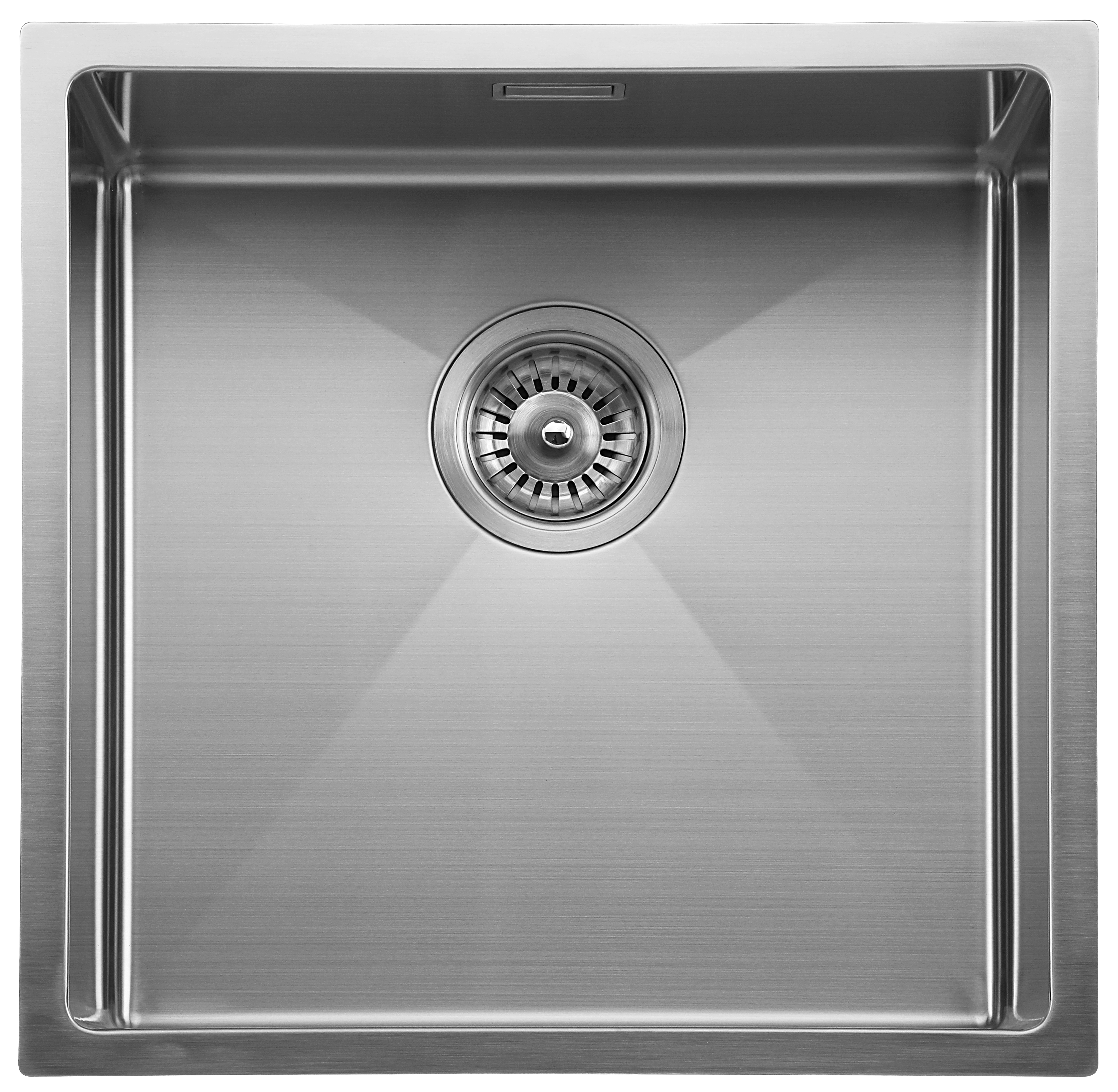 Fregadero de acero inox andemen marte 44 x 44 cm