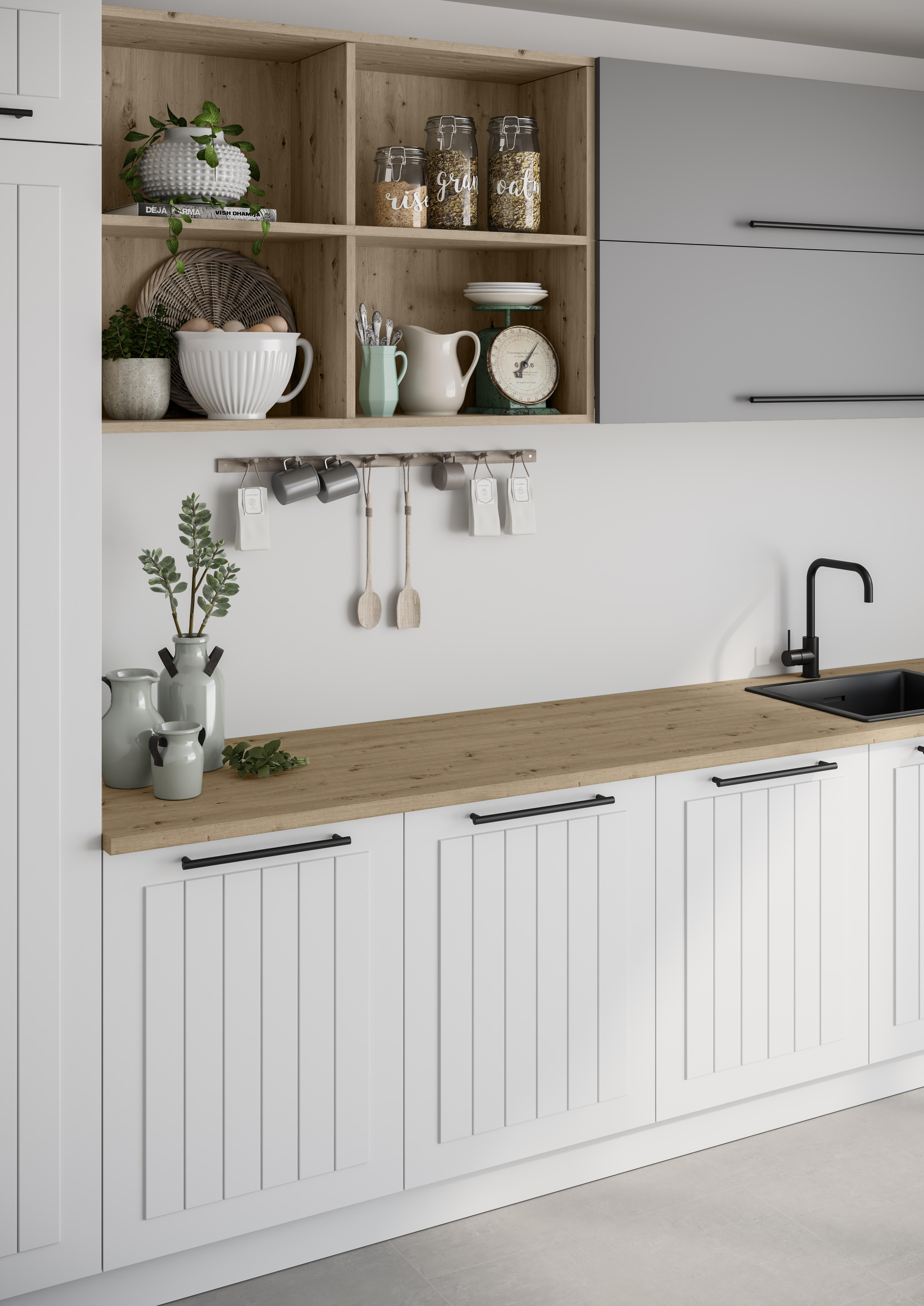 Encimera para cocina hidrófugo Roble Amazona Wood 240x63 cm espesor 38mm - 6