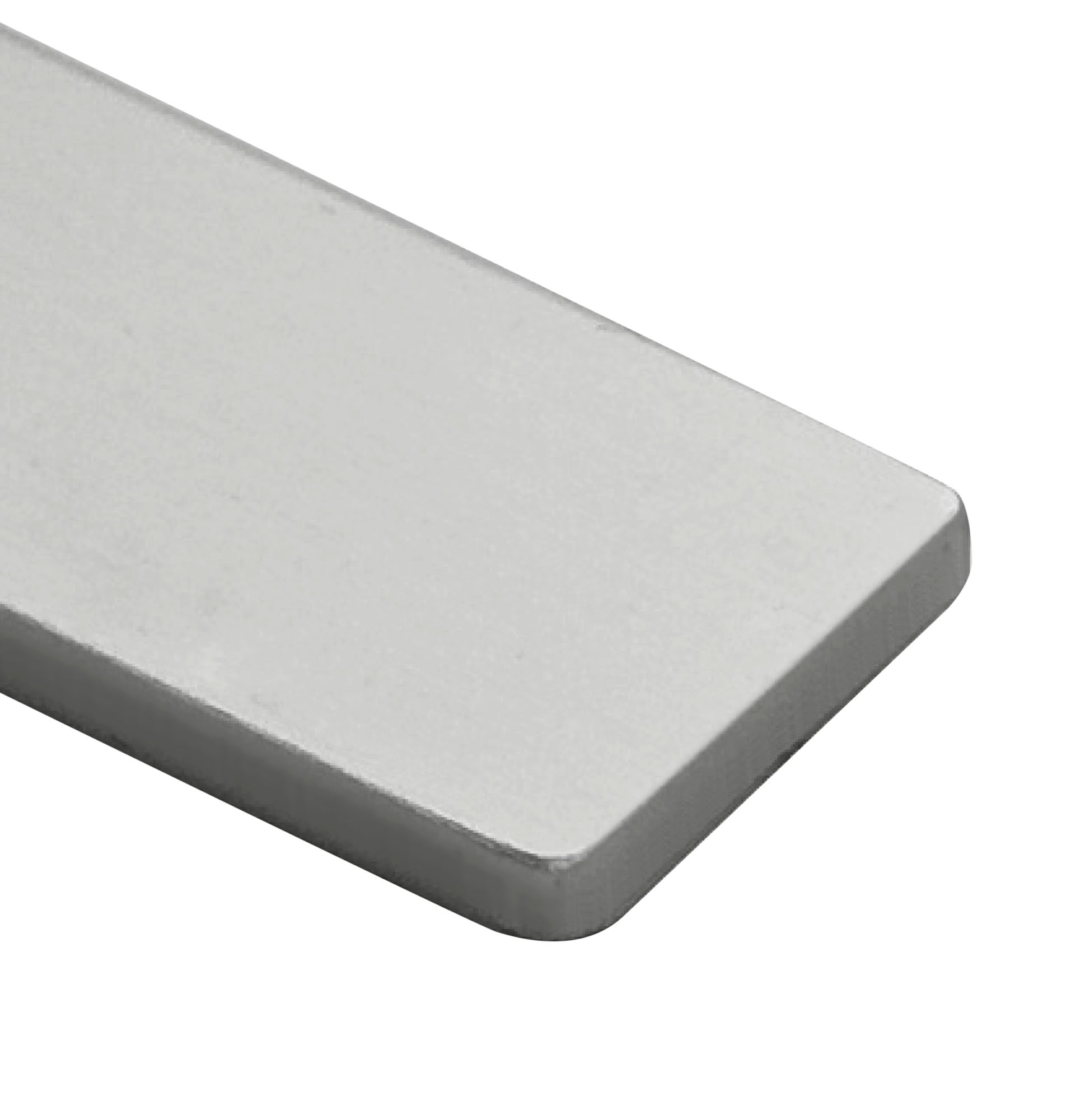 Perfil para encimera de acabado delinia recta 30mm de 3,15 mm color plata