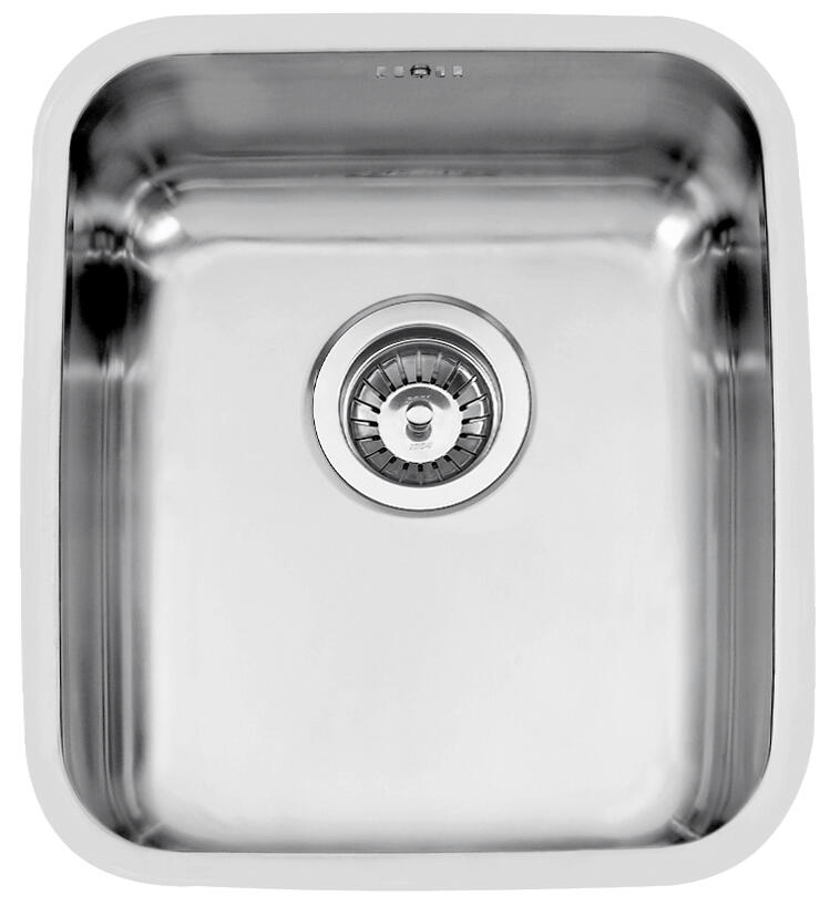 Fregadero de acero inox rodi brasilia 44 x 38 cm