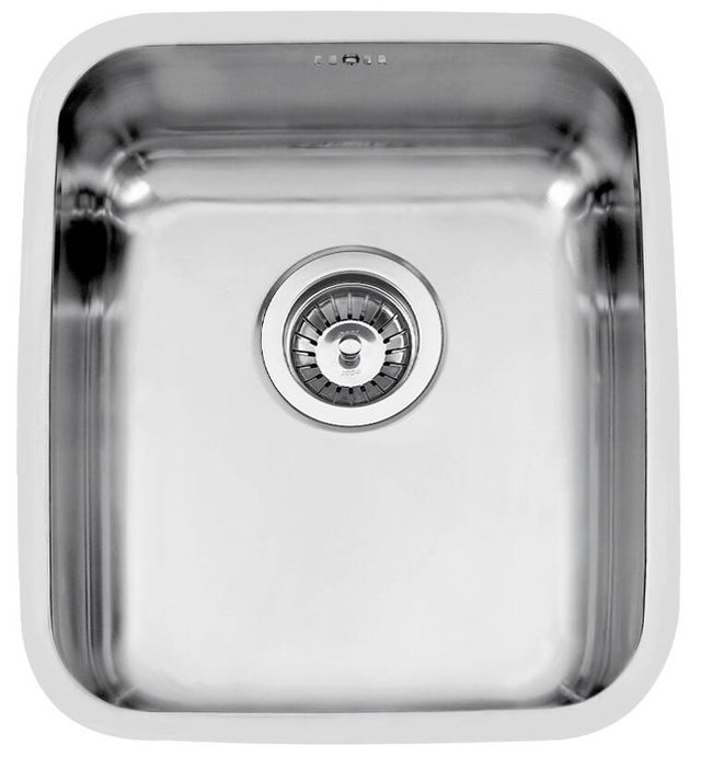 Lava-louça 1 cuba sem escorredor 44 x 38 cm inox cinza Rodi Brasilia