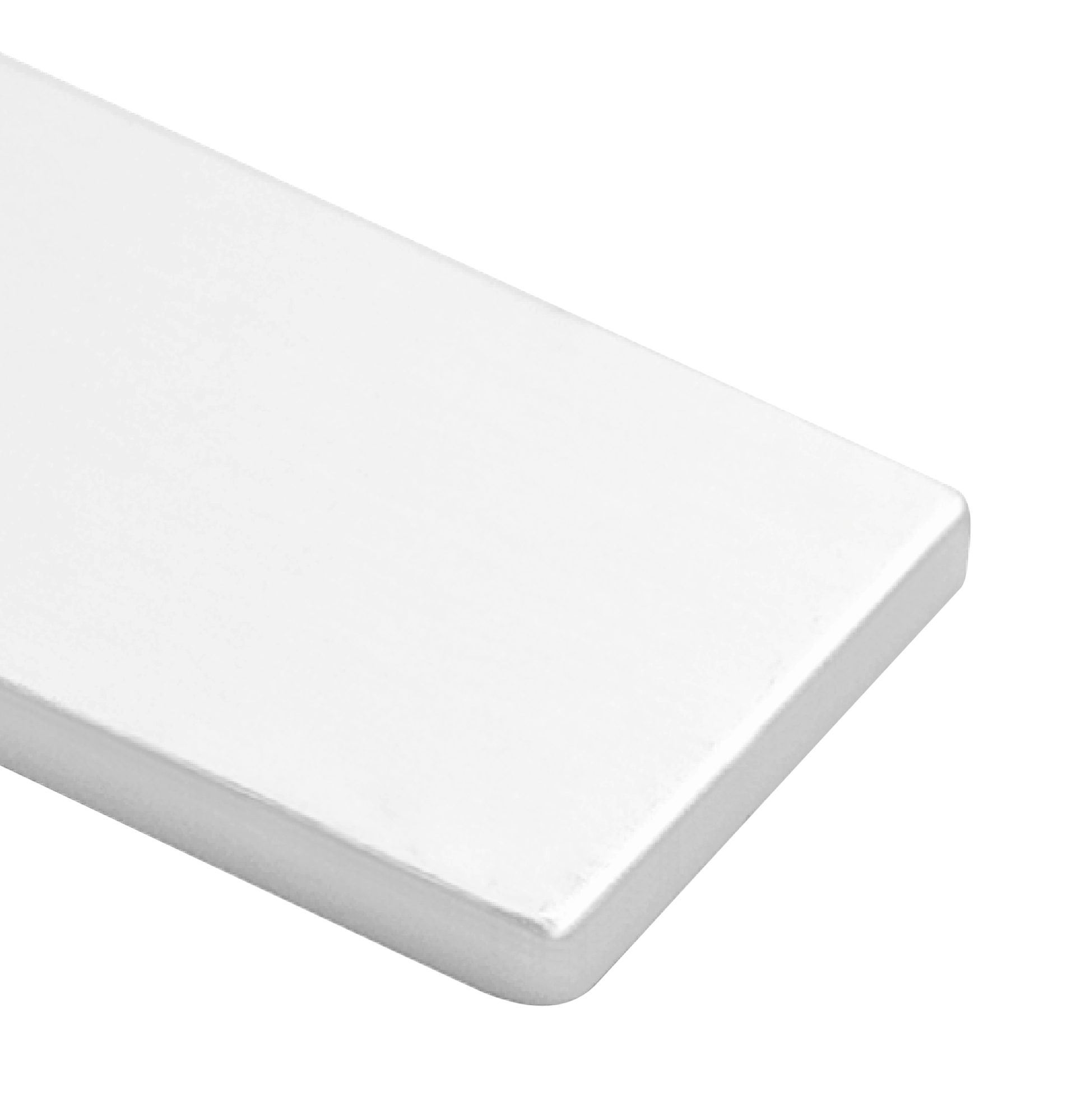 Tapa de copete delinia recta 40mm para cocina color blanco