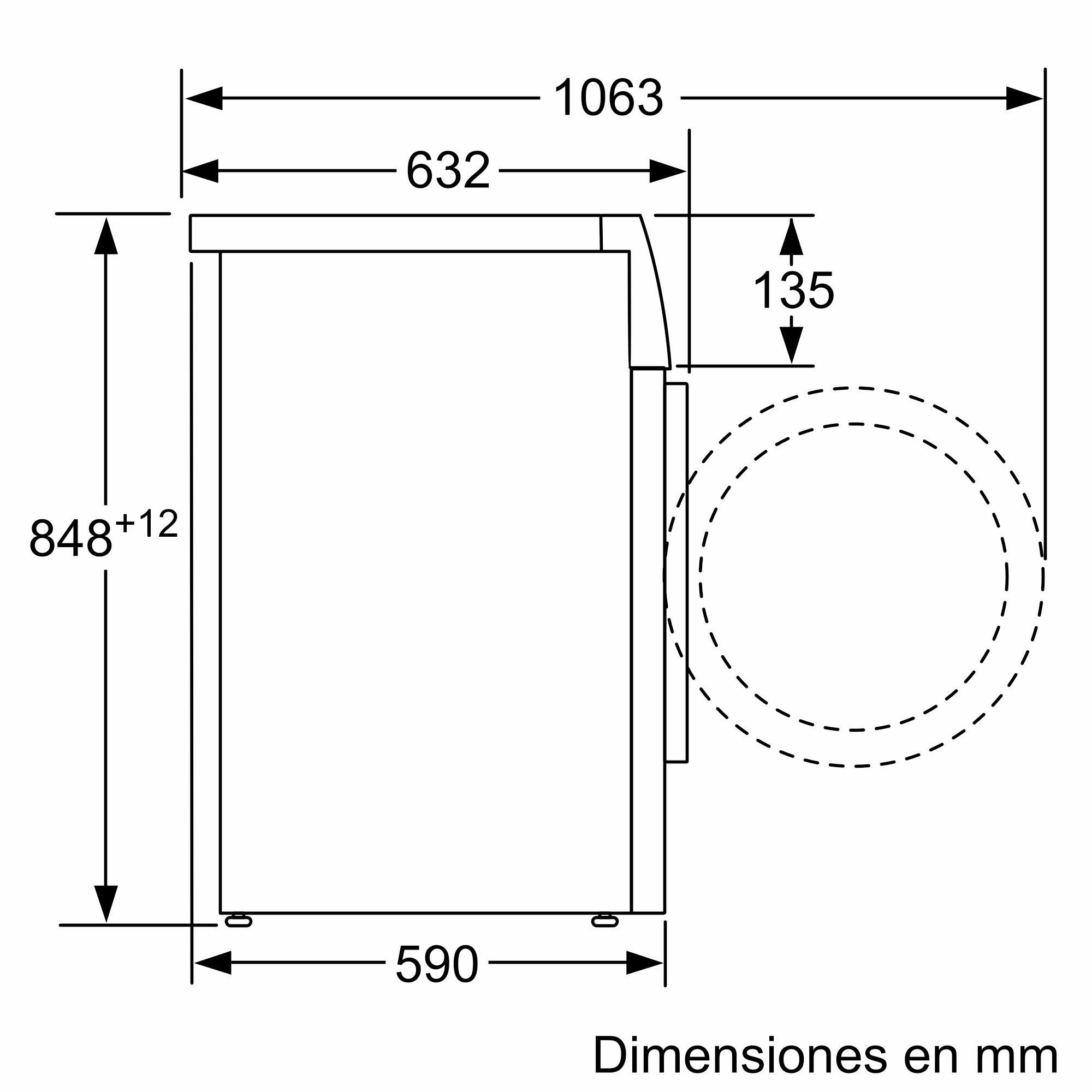 Lavadora bosch wal28phxes de 10 kg de capacidad 1400 rpm clase c