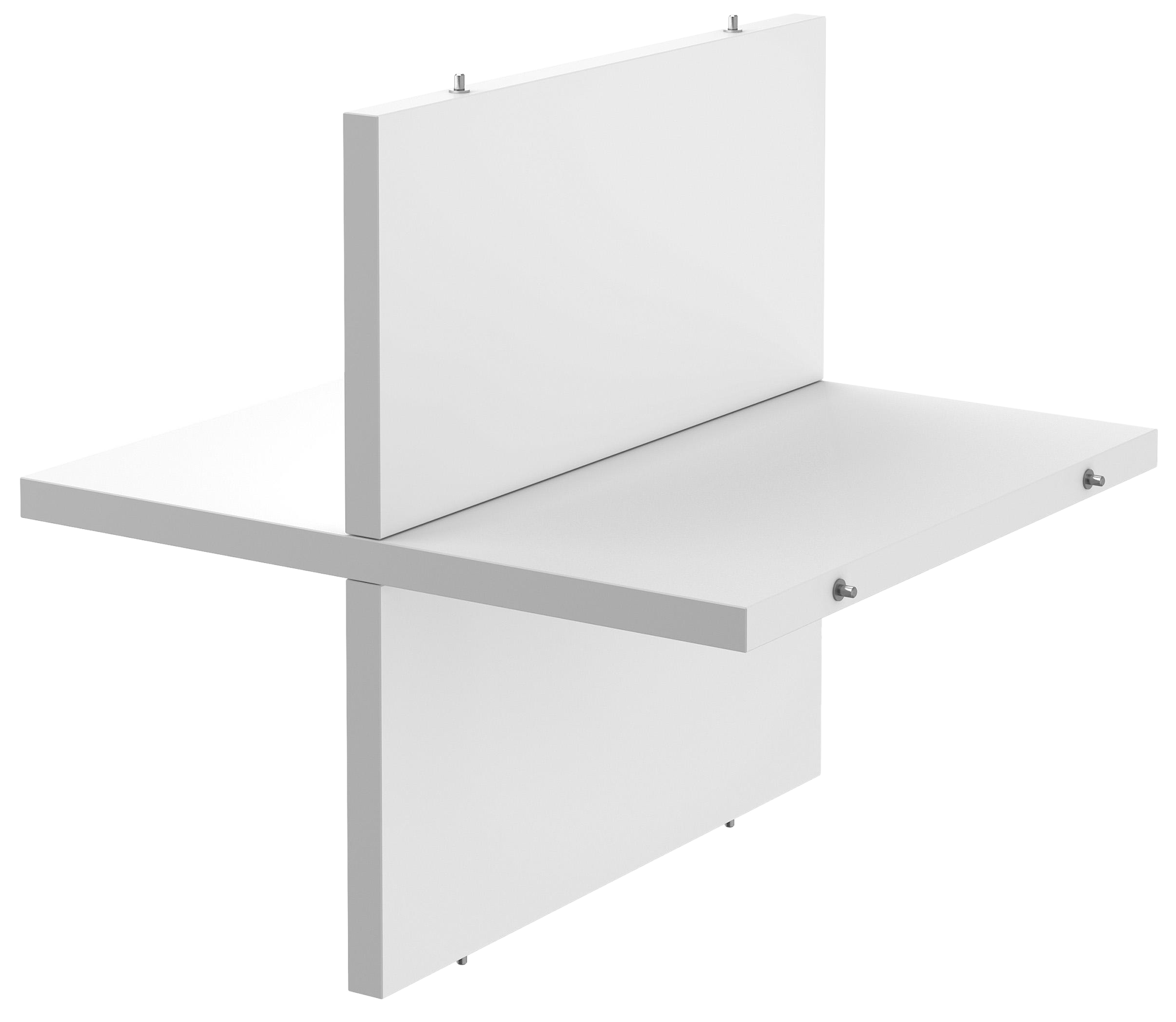 Divisória para estante branco 33x33x33 cm Cruzeta Kube Spaceo - 2