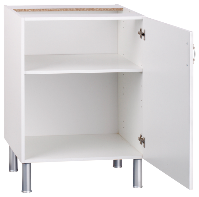 Móvel inferior com 1 porta branco mate 60x58x70 cm Basic
