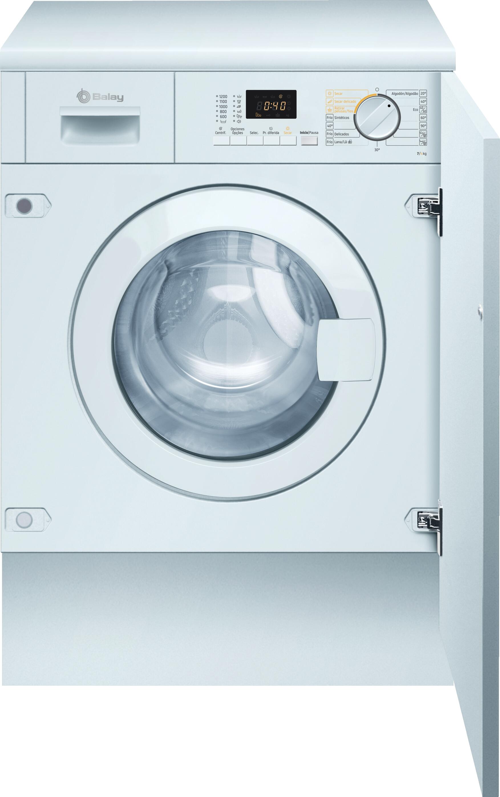 Balay Lavadora Secadora 3Tw773b Carga Frontal 7/4 Kg 1200 Rpm 15 Programas Clase E Blanco , Leroy Merlin