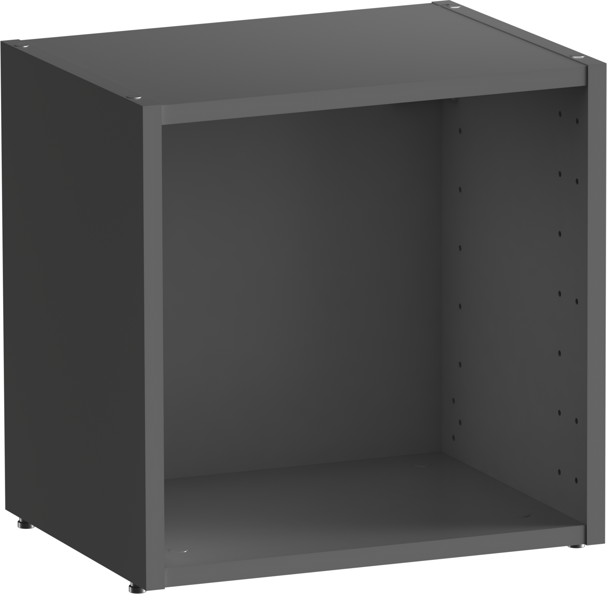 Librería estantería spaceo home gris 40x40x30 cm