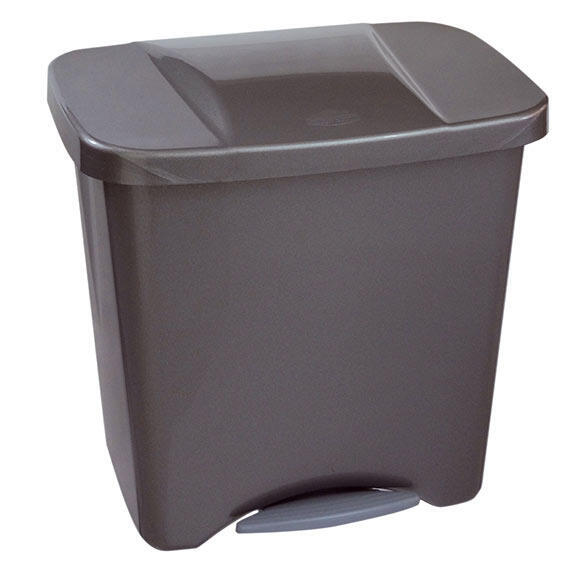 Cubo de basura de recogida selectiva con pedal denox para 40/50 litros