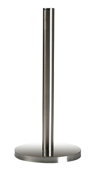 Portarrollo quo de acero inoxidable 12x30x12cm