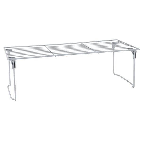 Prateleira economizadora de espaço para móvel superior 47 x 20 x 15 cm aço cinza - 3