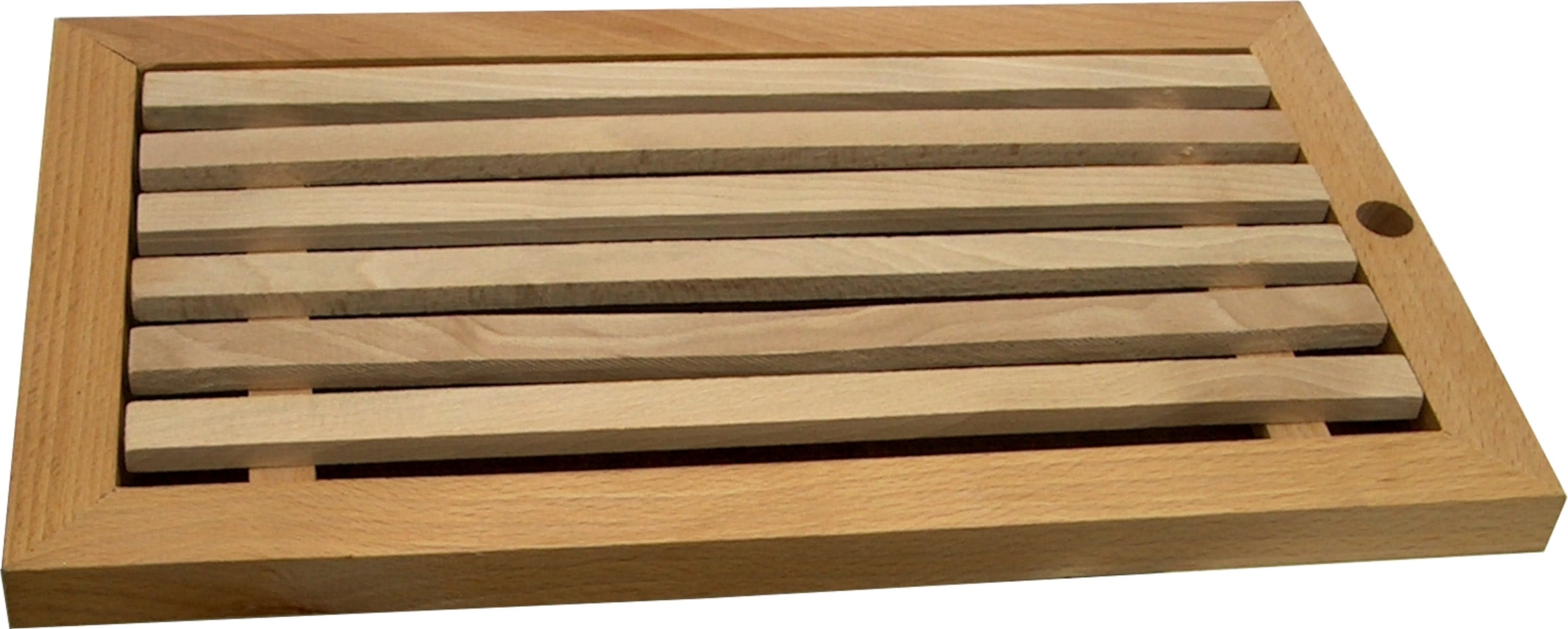 Tabla de madera corta pan 34,5x22,5x2,5c fackelman