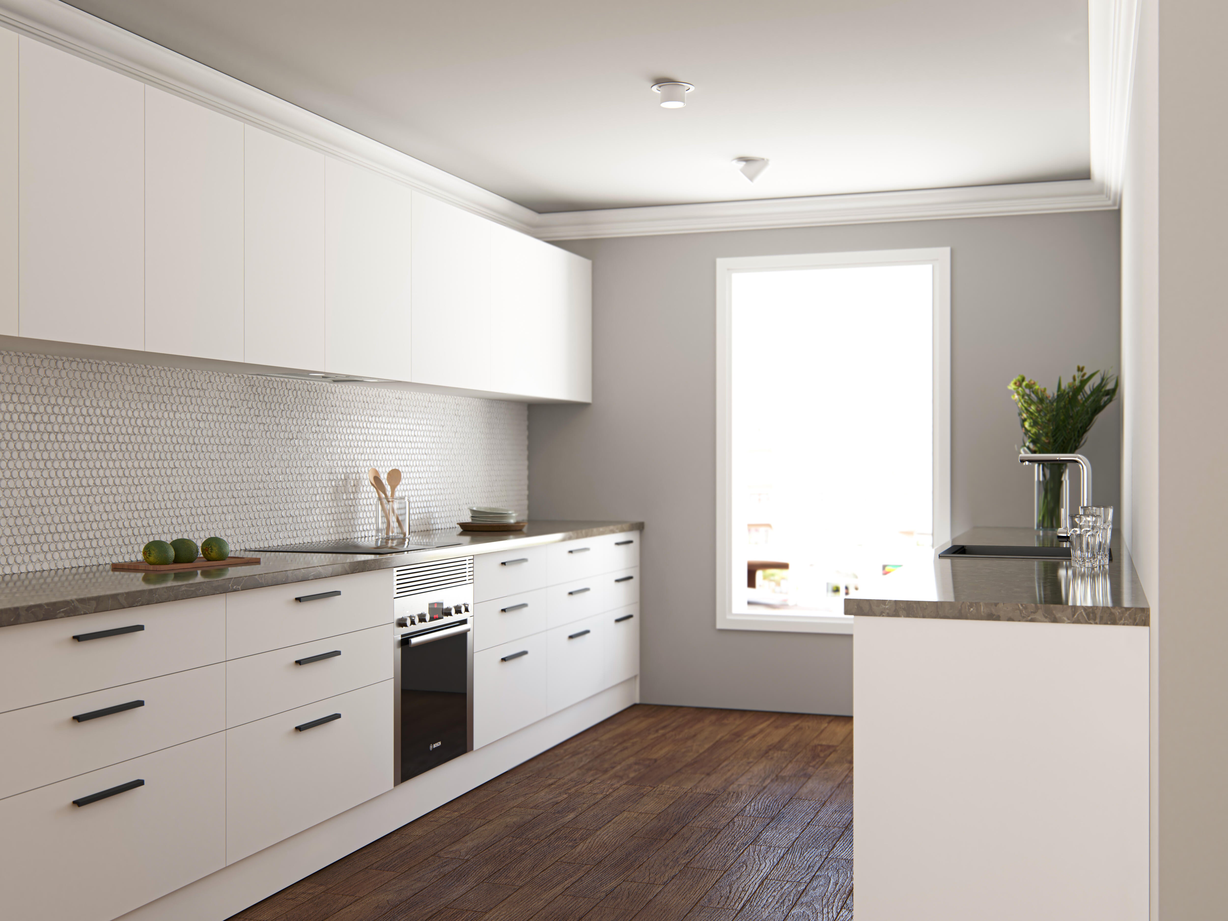 Tampo de bancada imitação pedra 360X62X3.8CM MÁRMORE CASTANHO BRILHO - 3