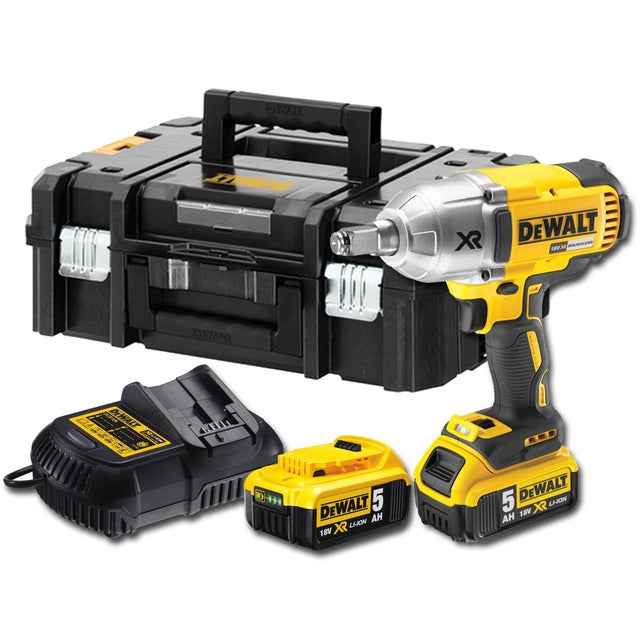 Boulonneuse clé à choc sans fil DEWALT Dcf899p2-qw 5 Ah, 2 batteries