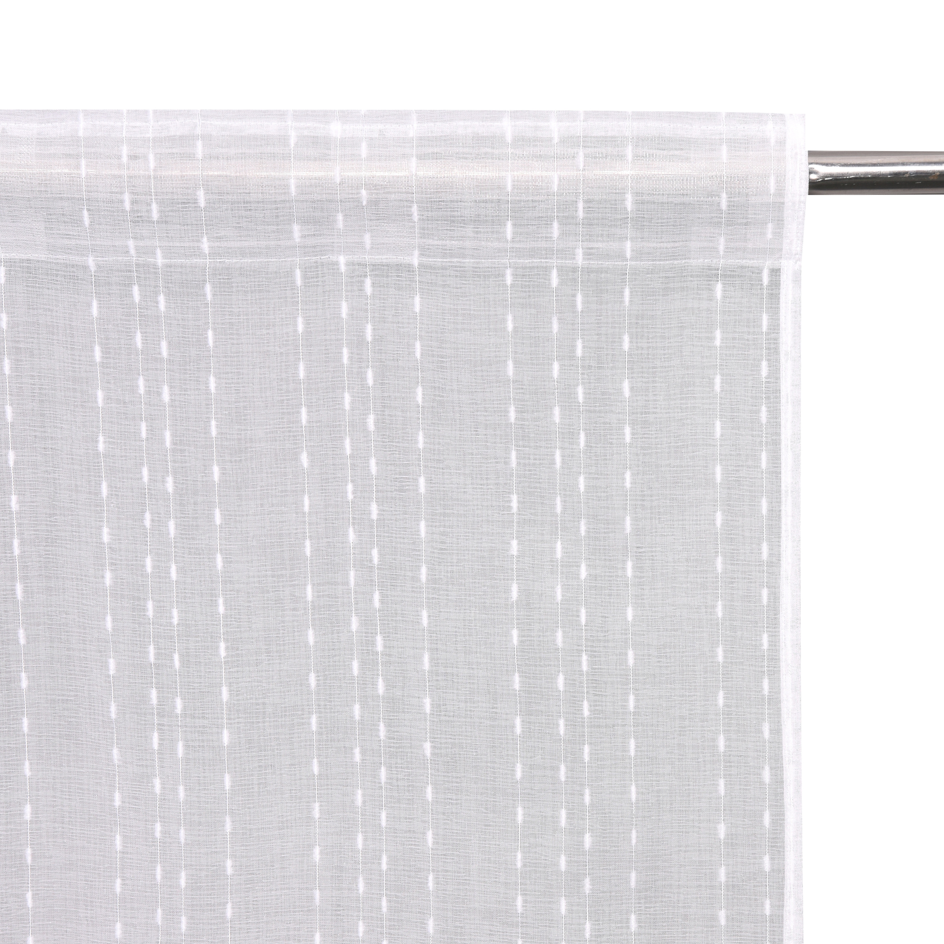 Tenda INSPIRE Livia bianco, fettuccia e passanti nascosti 200x280 cm - 10