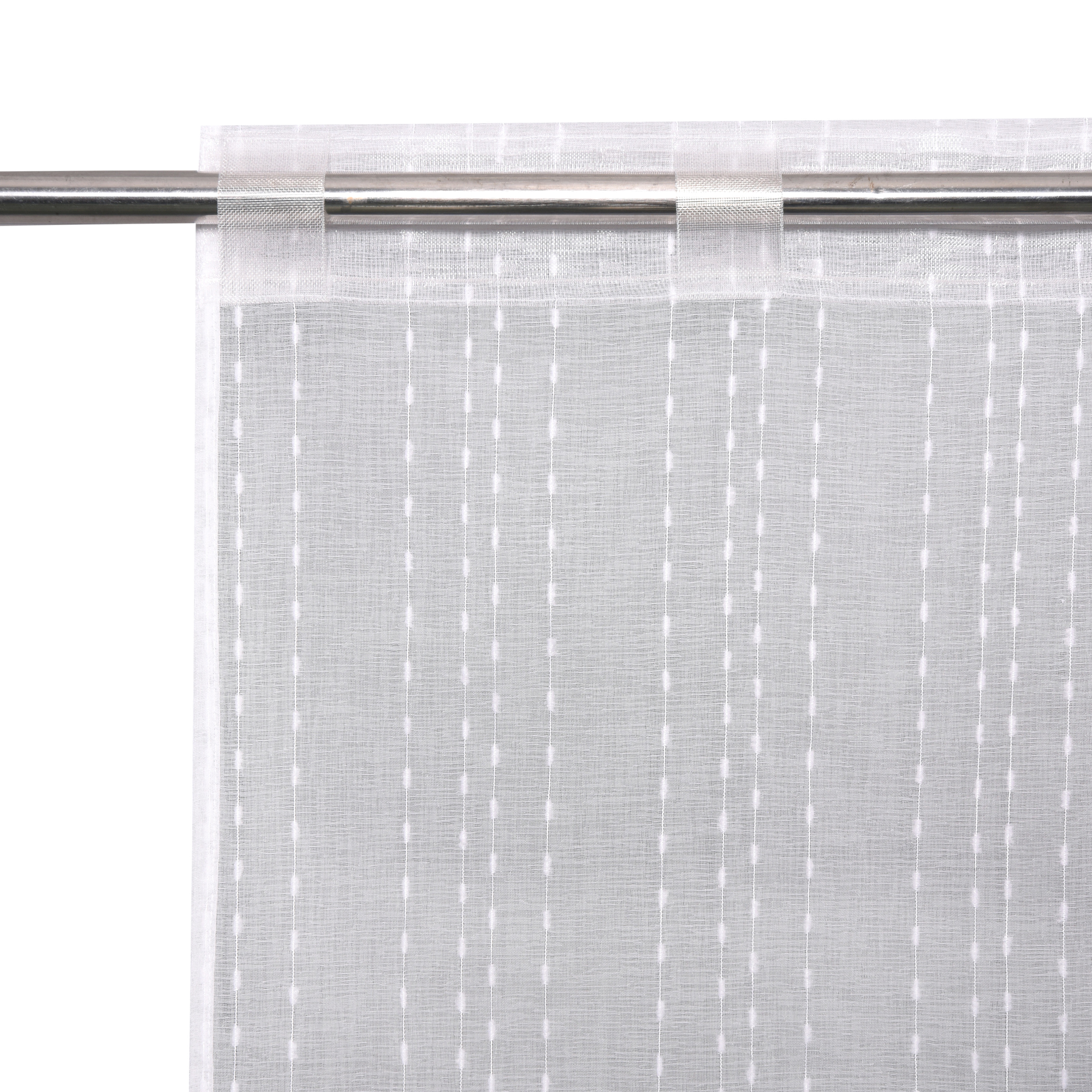 Tenda INSPIRE Livia bianco, fettuccia e passanti nascosti 200x280 cm - 9