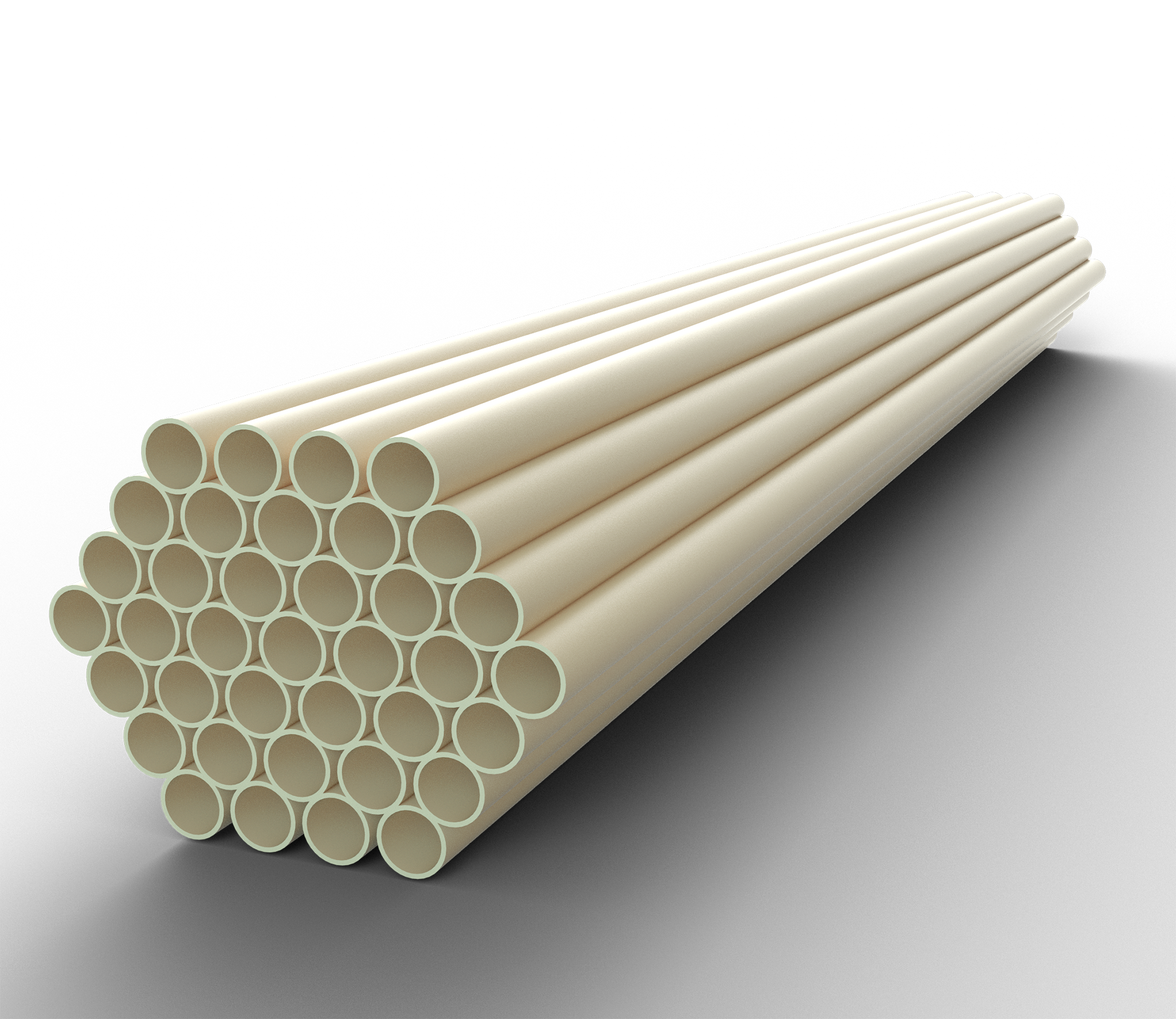 Tubo rígido PVC VD25 ECO CREME 3M - 2