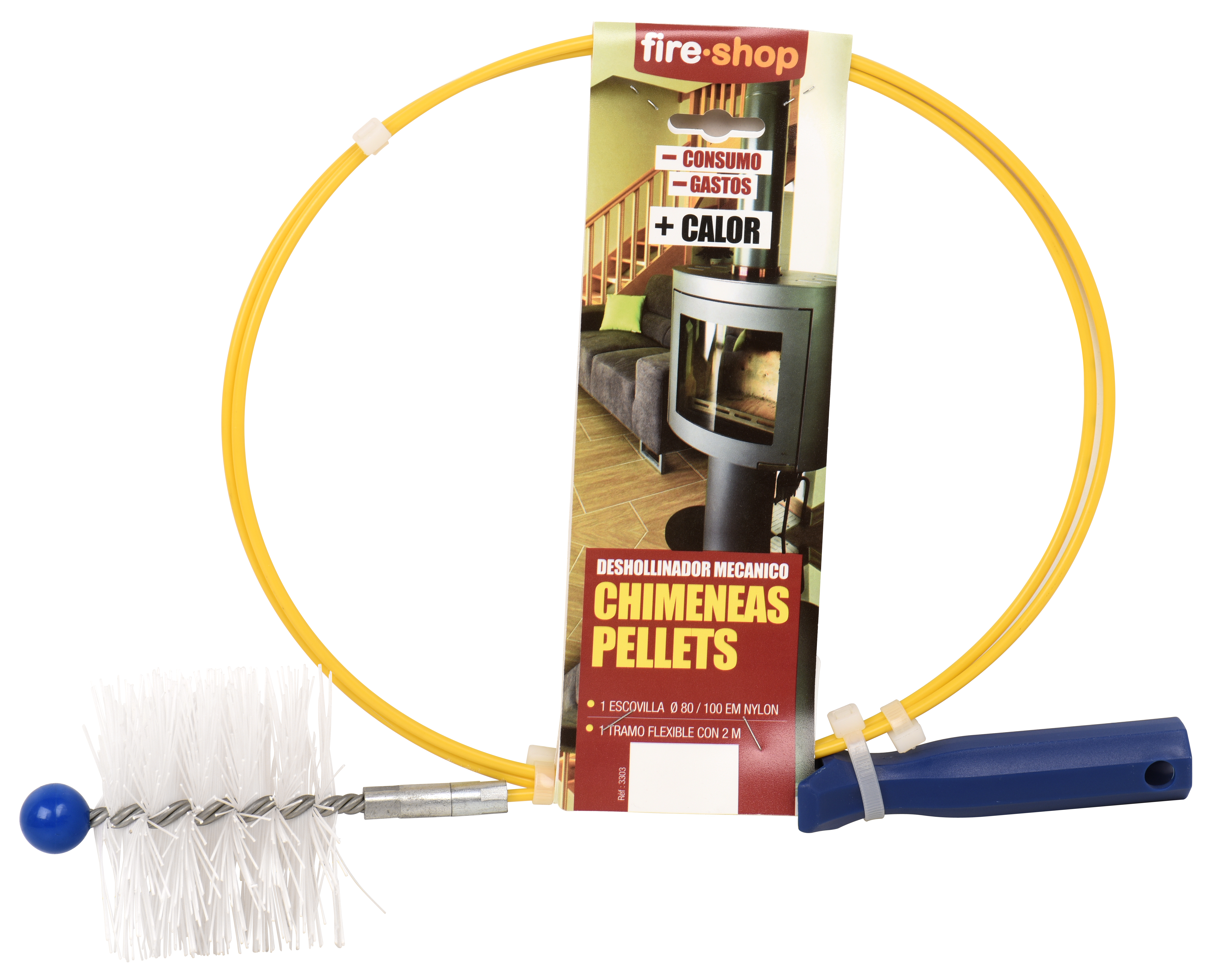 Kit limpeza pellets FLEX + ESCOVA 100 - 4