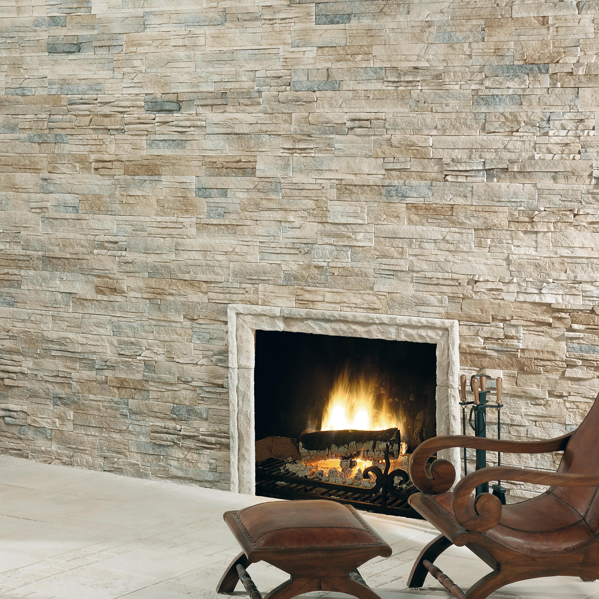Revestimento de imitação pedra natural VARADERO TORCAZ 0.5M² - 12