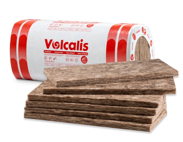 Placa de isolamento de lã mineral 60 mm (PACK 11.34M²) Volcalis comfort