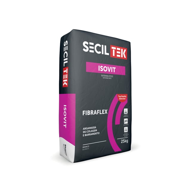 Argamassa para ETICS SECILTEK ISOVIT FIBRAFLEX