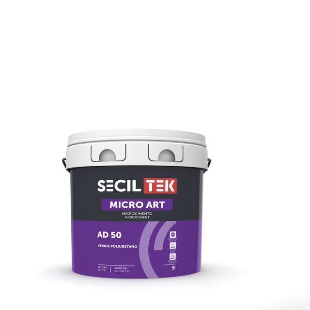 Verniz de poliuretano para microcimento SECILTEK MICRO ART AD50 5.5L