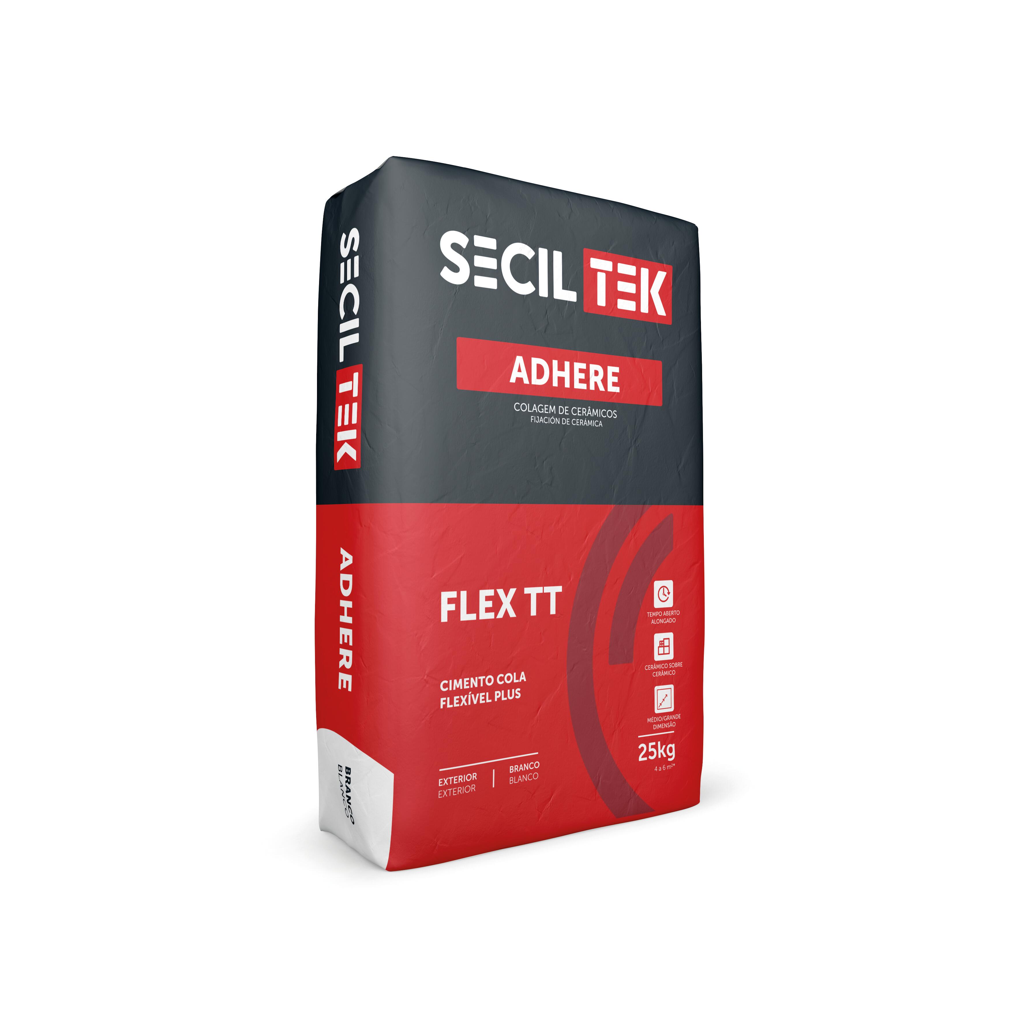 Cimento cola SECILTEK ADHERE FLEX TT BRANCO - 2