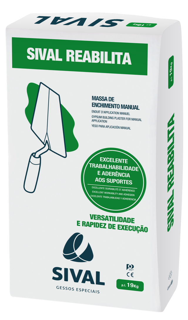 Massa estuque REABILITA 19KG